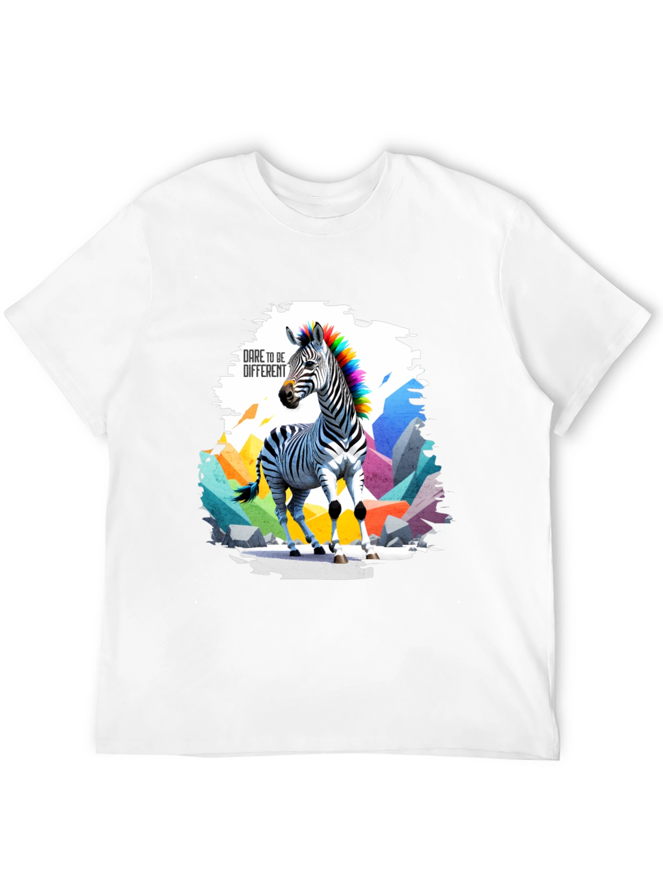 Dare to be Different Zebra Graphic Tee