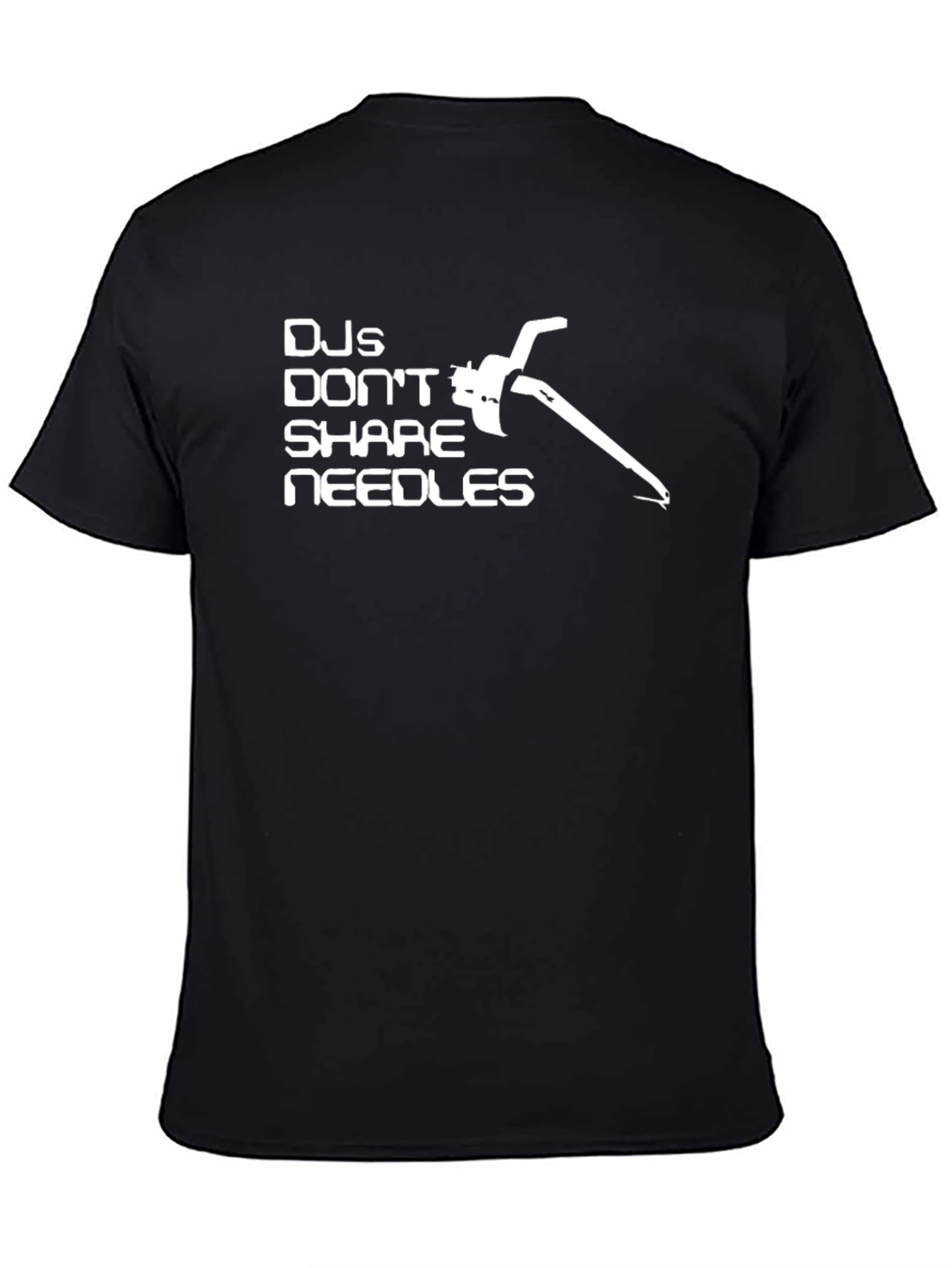 DJ Dont Share Needles T-Shirt Turntable DJing
