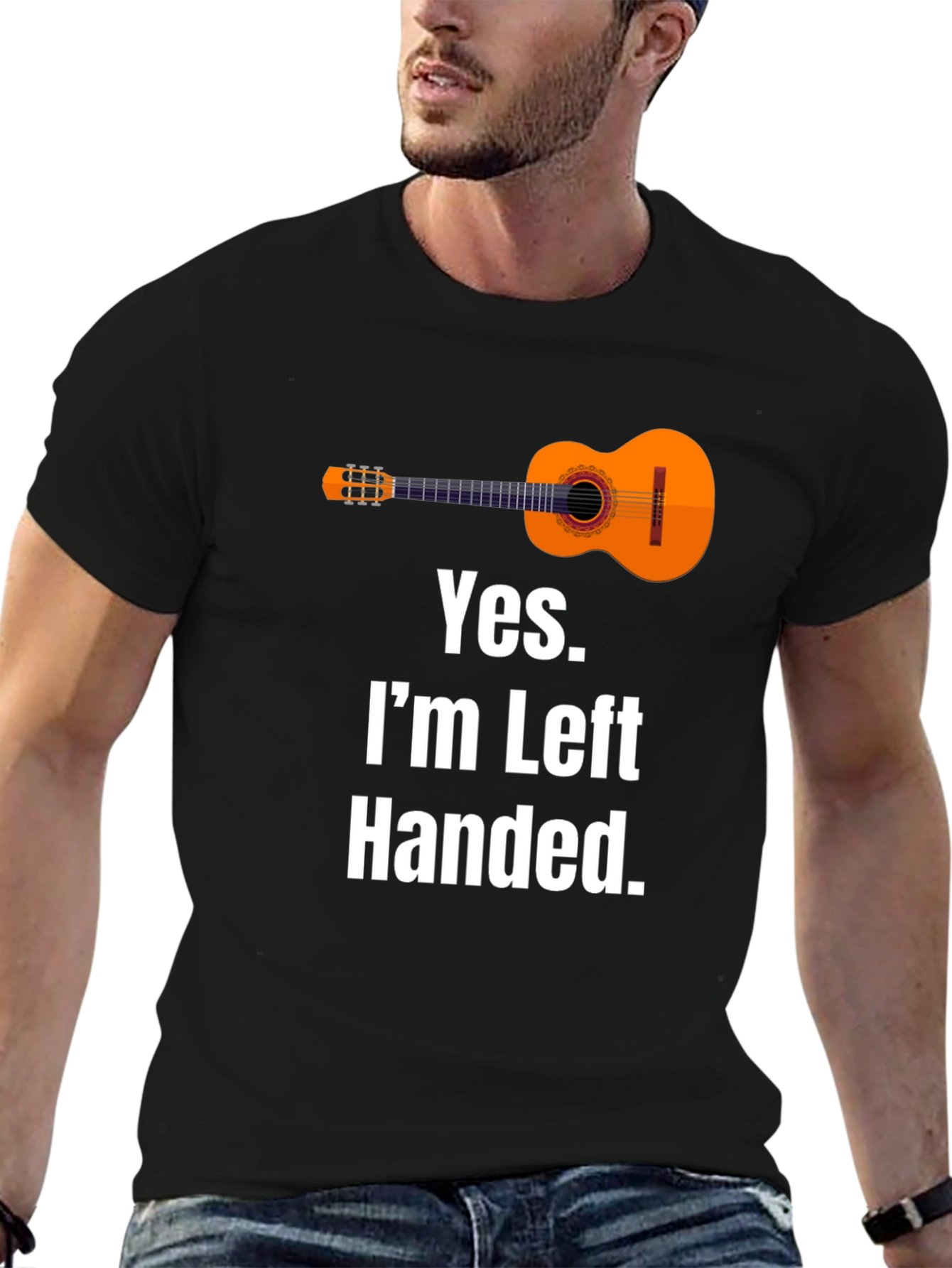 Funny Left Handed Guitar T-Shirt