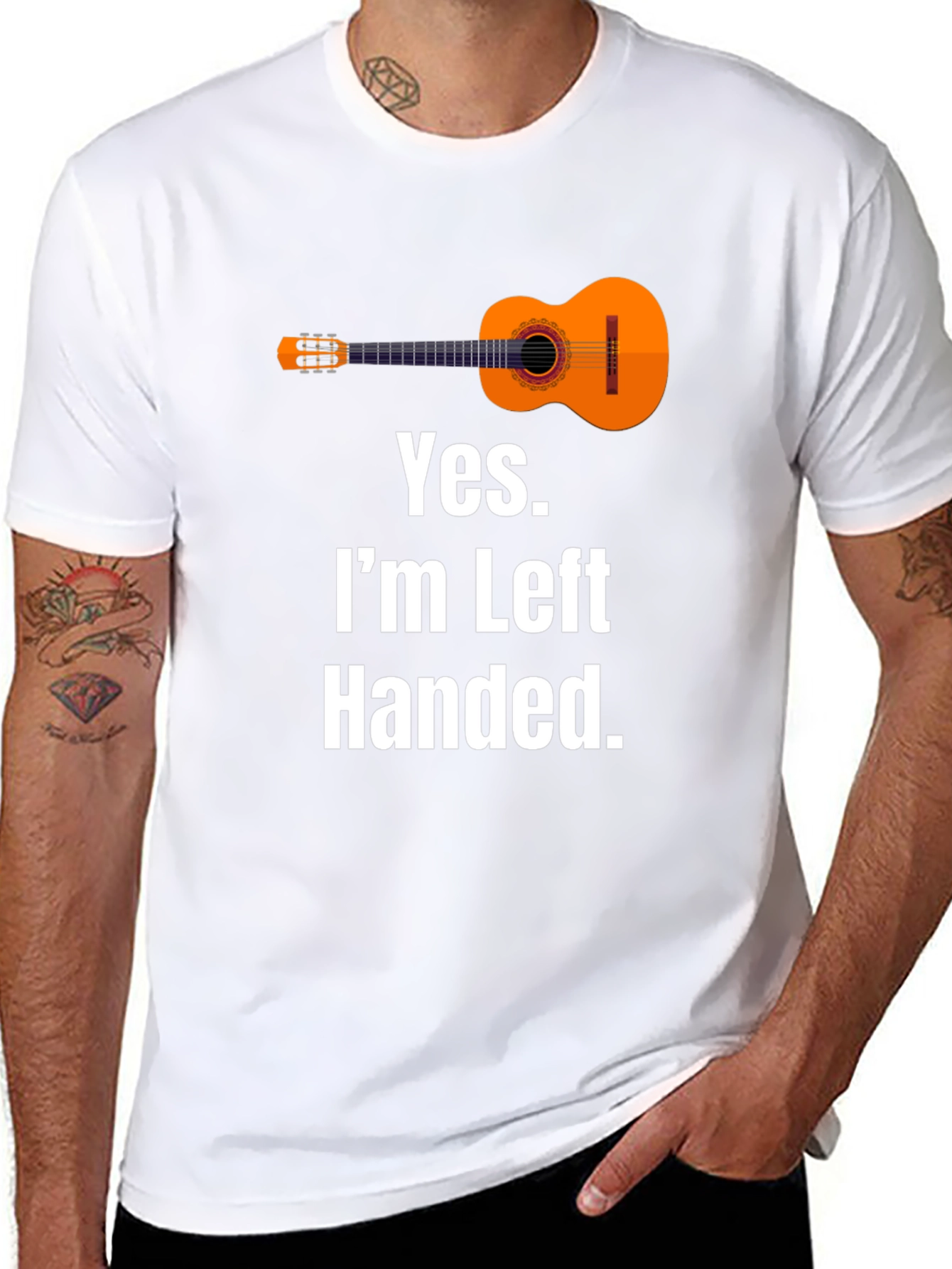 Funny Left Handed Guitar T-Shirt