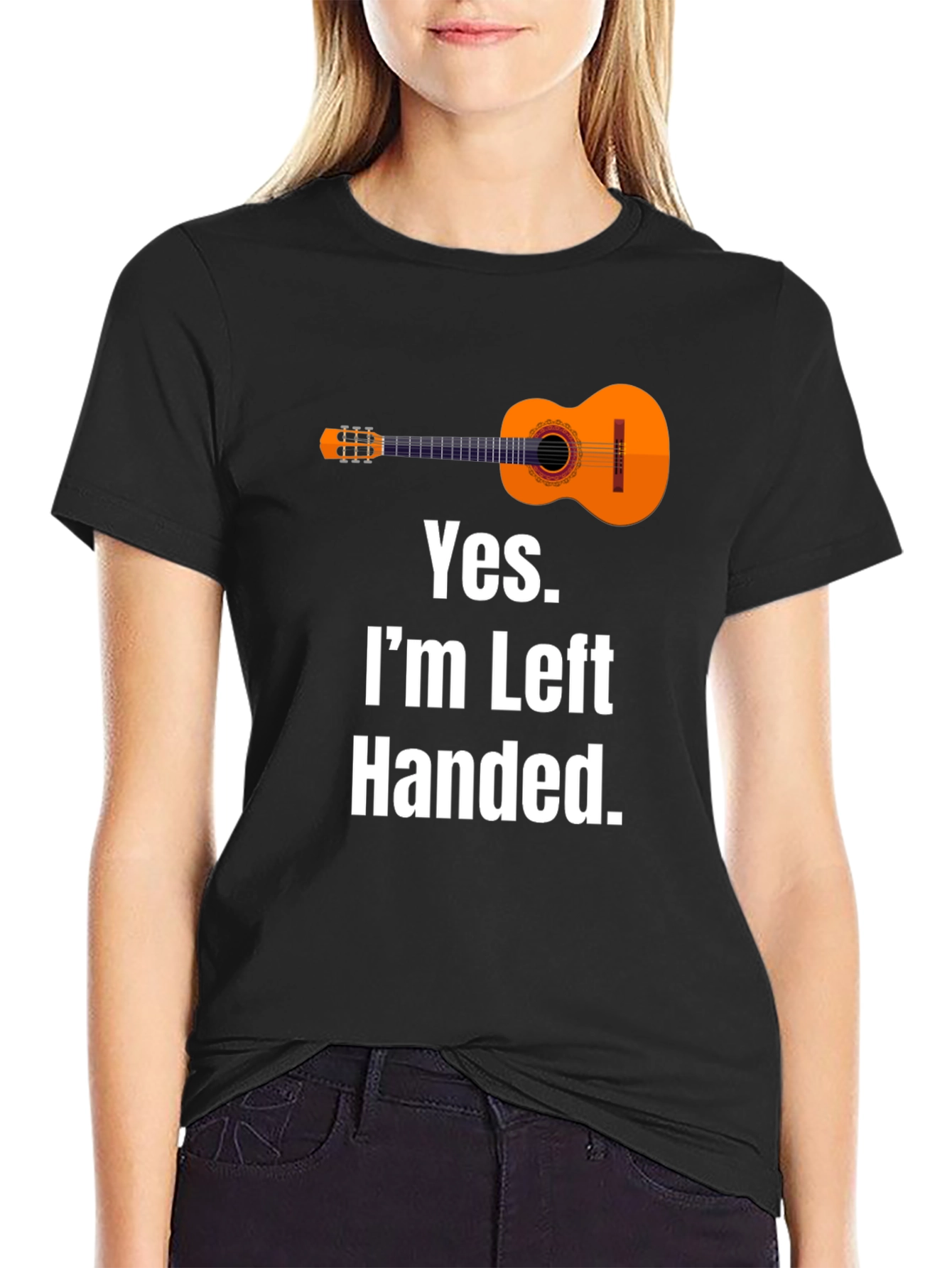 Funny Left Handed Guitar T-Shirt