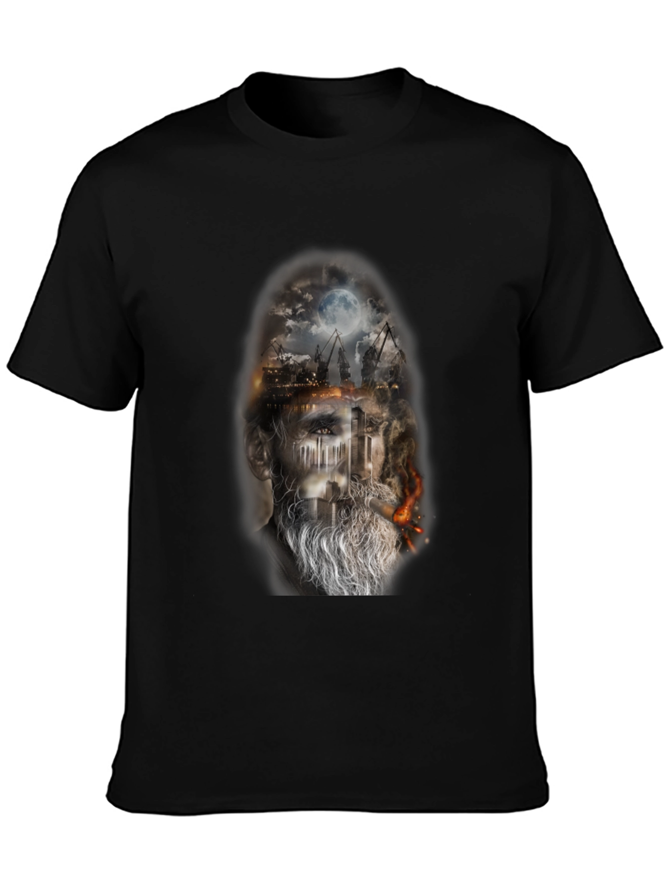 Mystic Mariner Black Graphic Tee