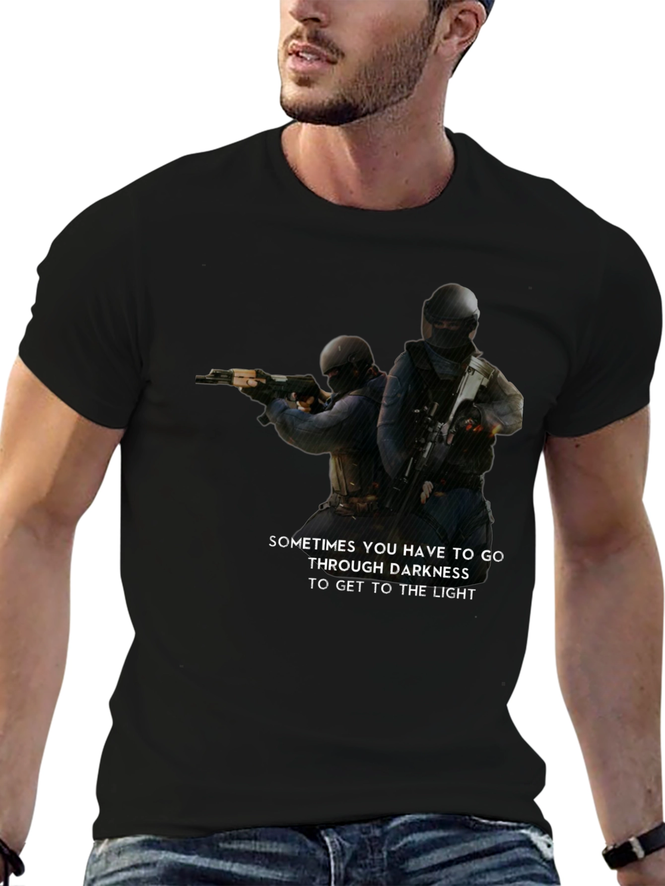 Tactical T-Shirt: Darkness to Light