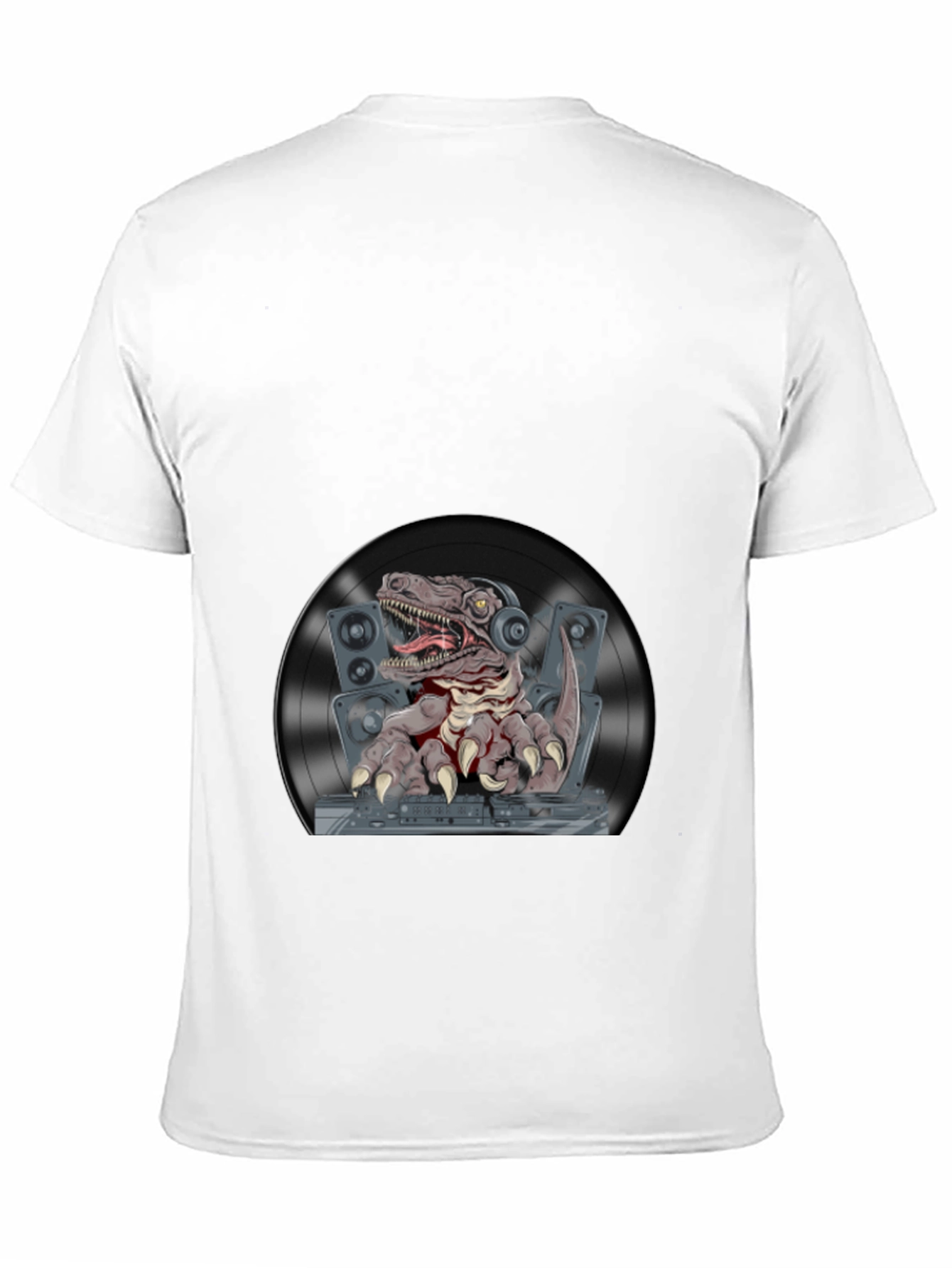 DJ Raptor Graphic T-Shirt - Black Cotton Tee