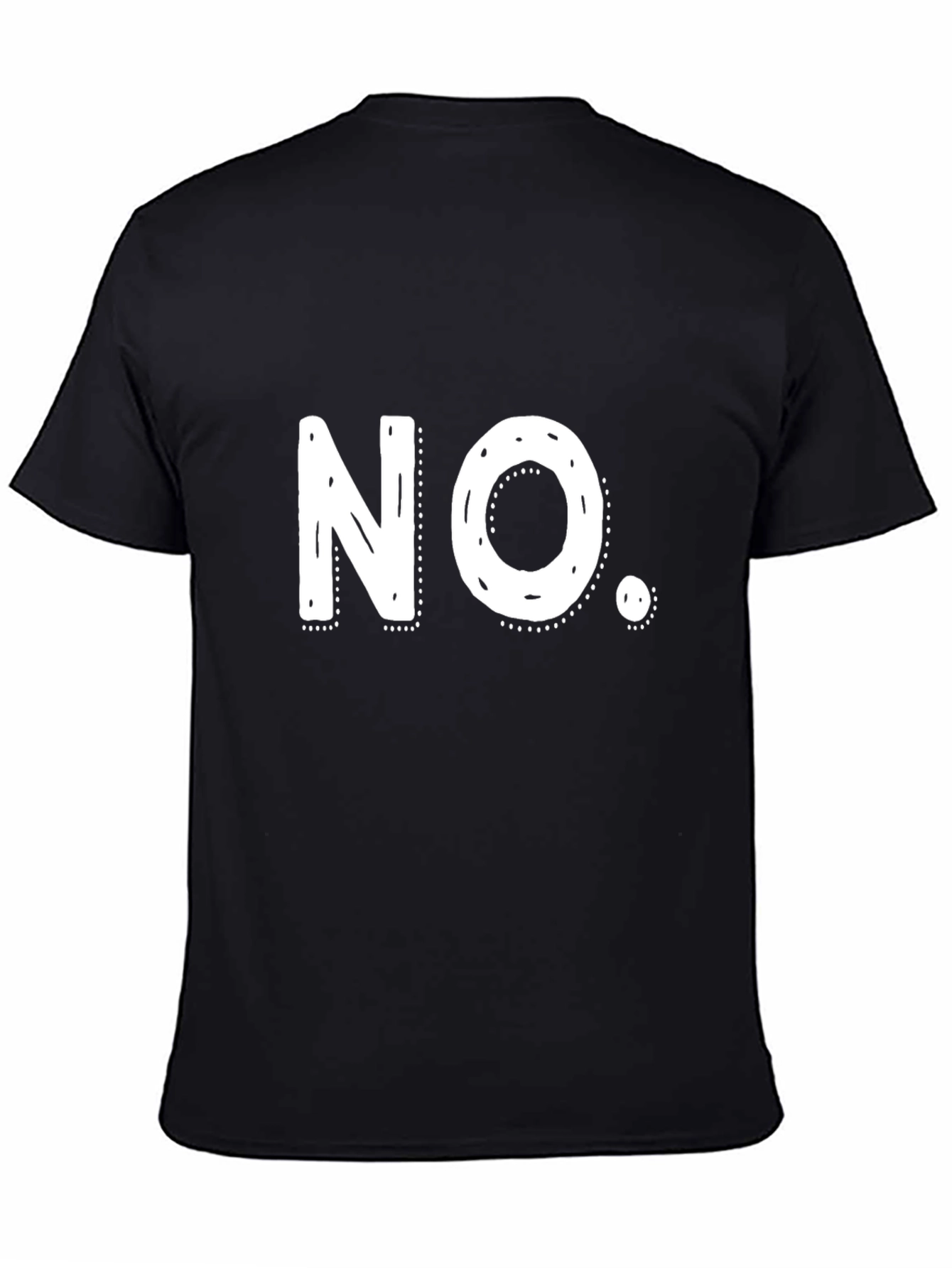 No Graphic Tee - Black