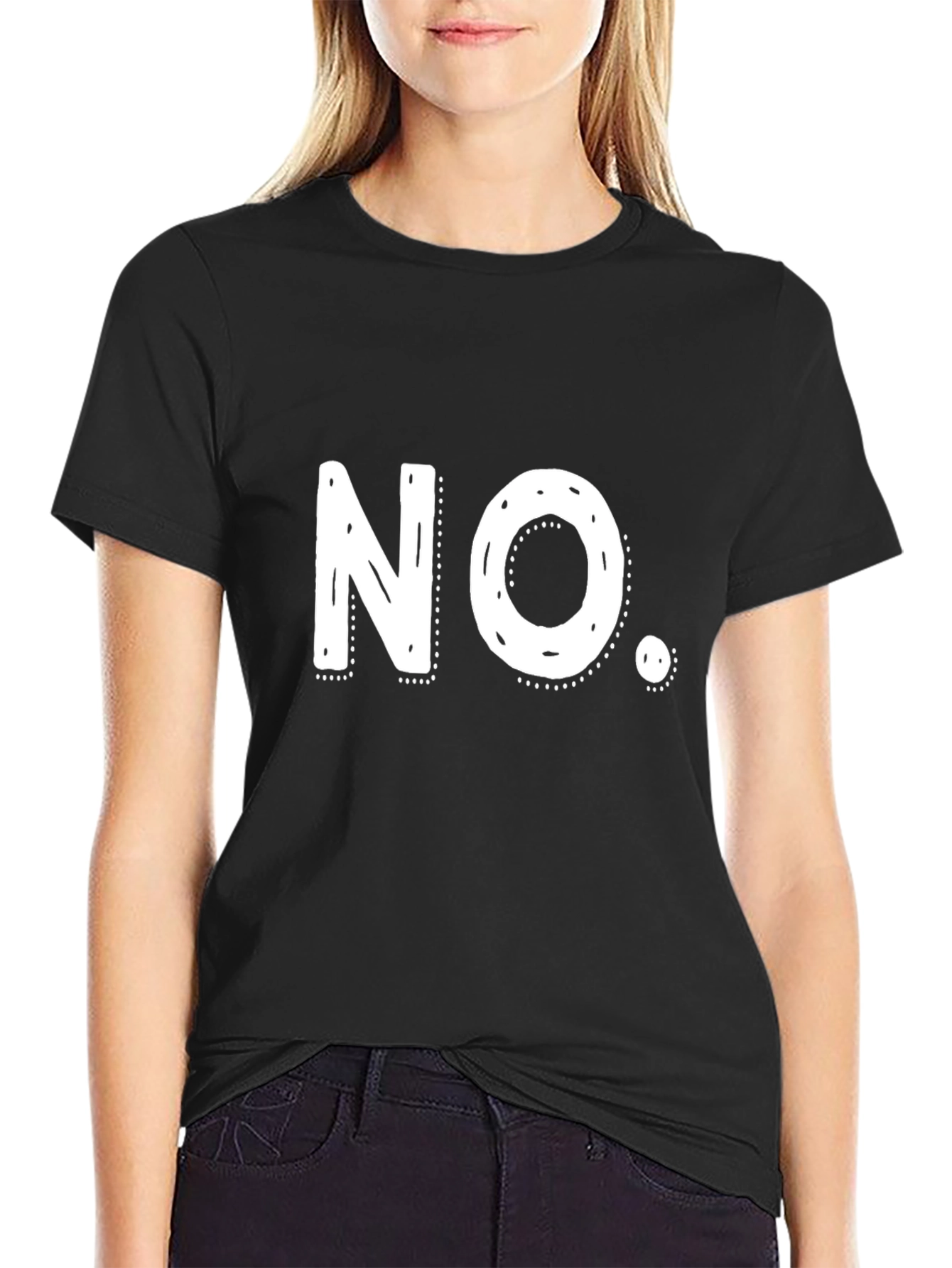 No Graphic Tee - Black