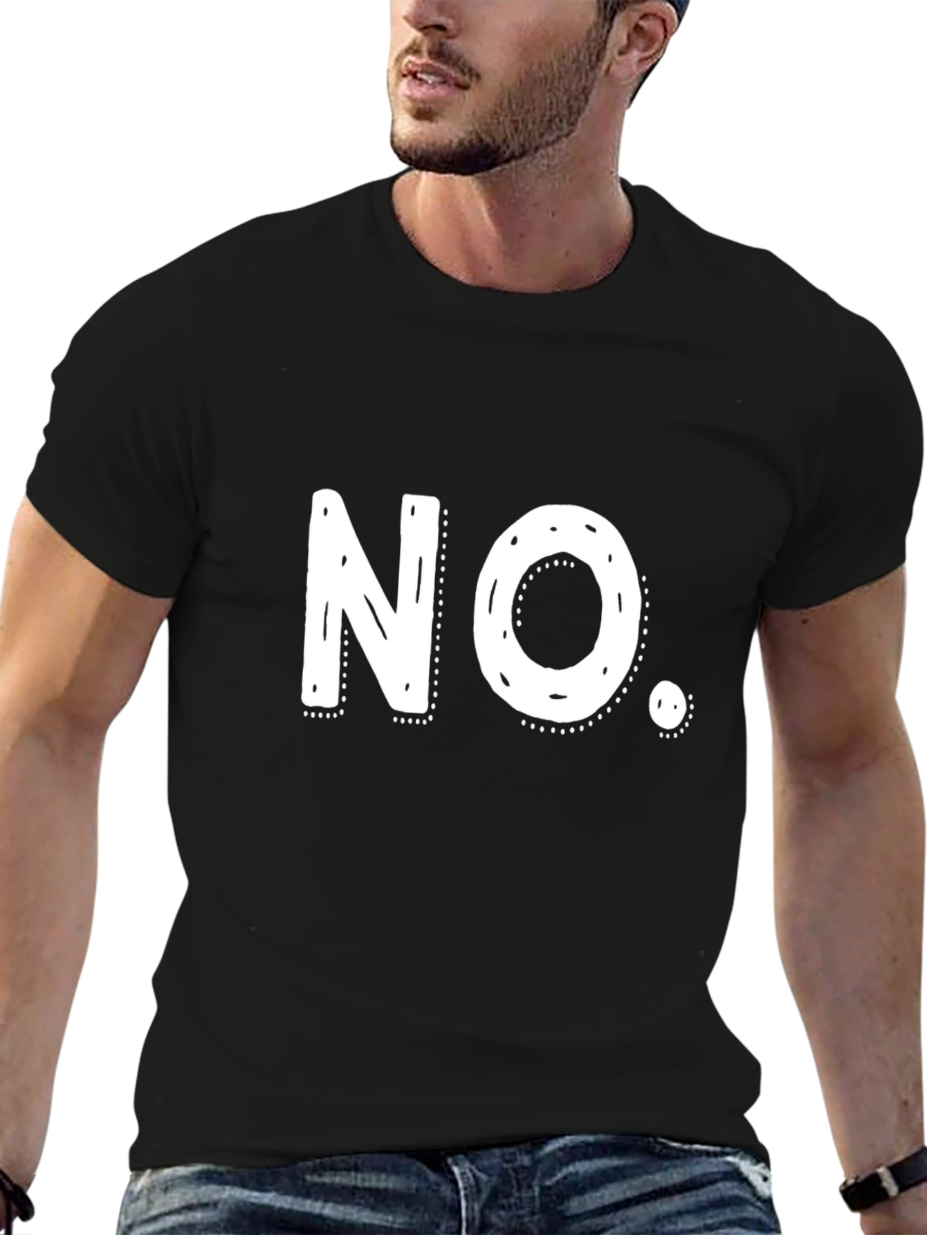 No Graphic Tee - Black