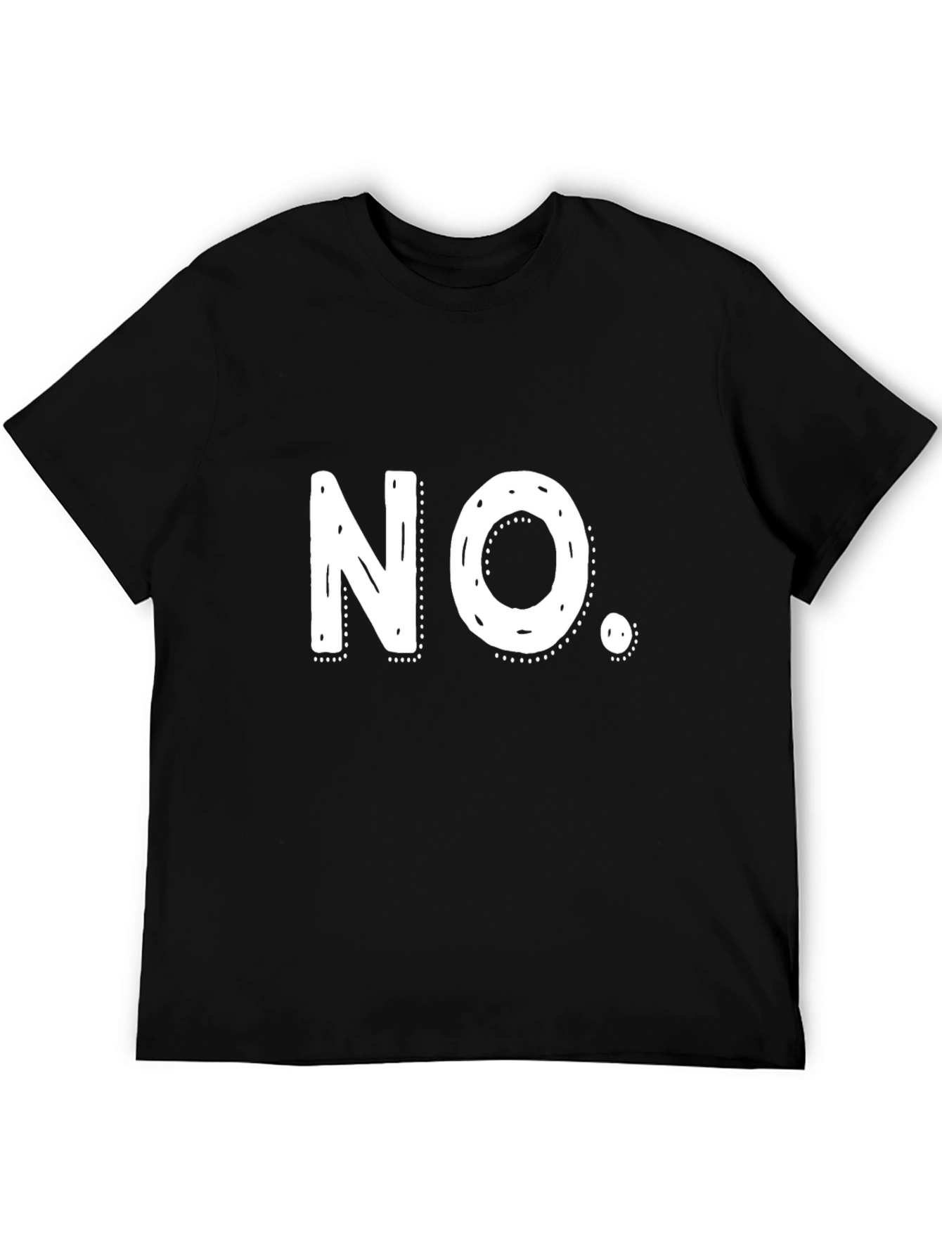 No Graphic Tee - Black
