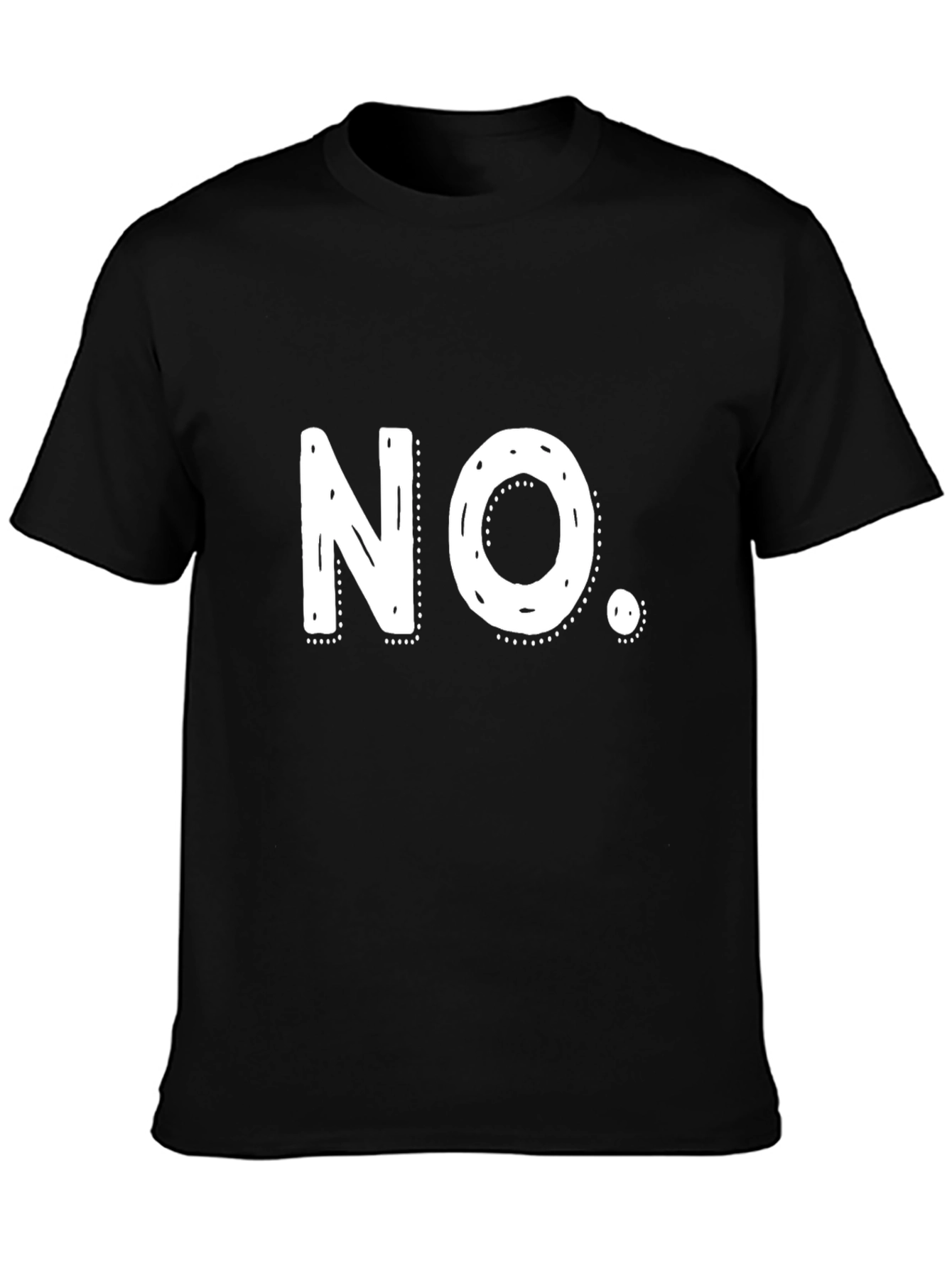 No Graphic Tee - Black