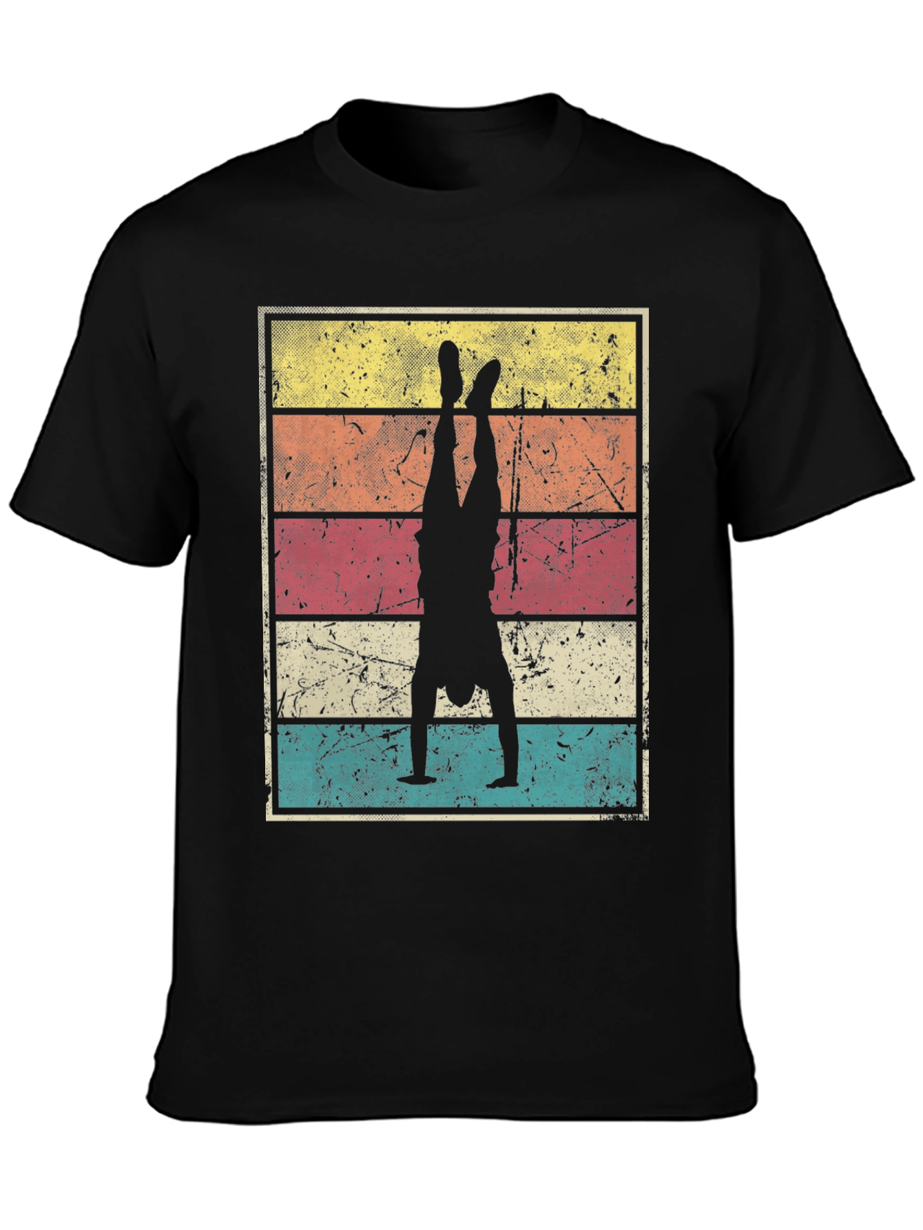 Retro Handstand Graphic T-Shirt