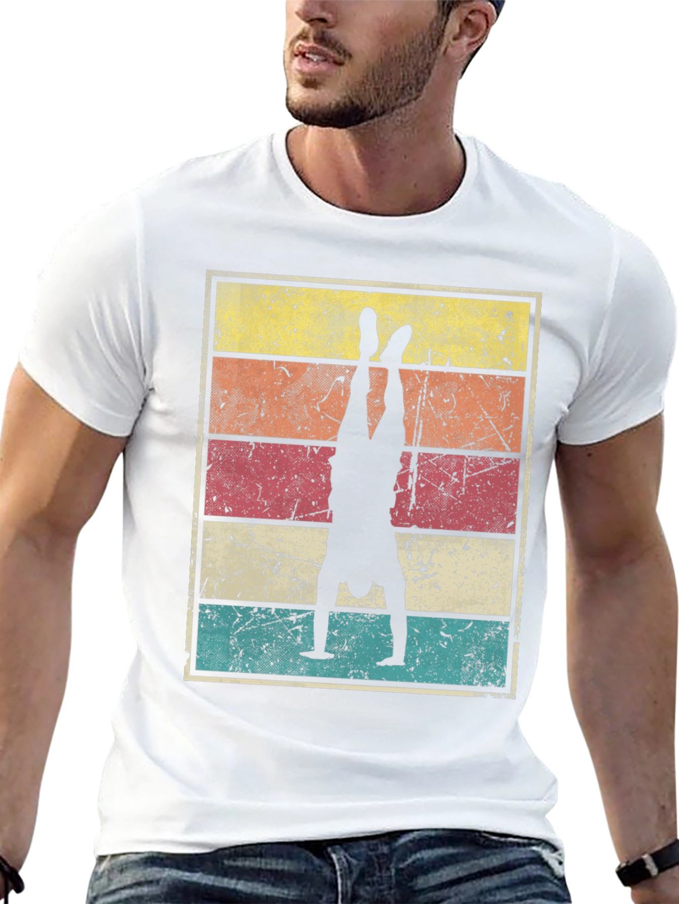 Retro Handstand Graphic T-Shirt