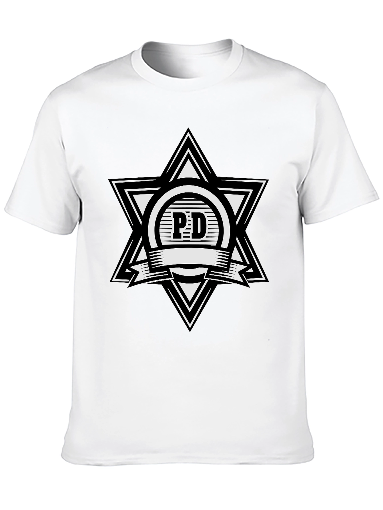PD Star Logo Black T-Shirt
