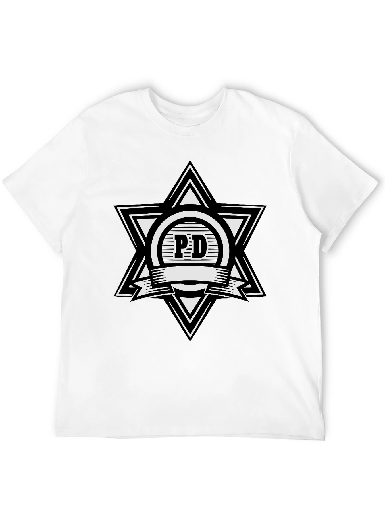 PD Star Logo Black T-Shirt