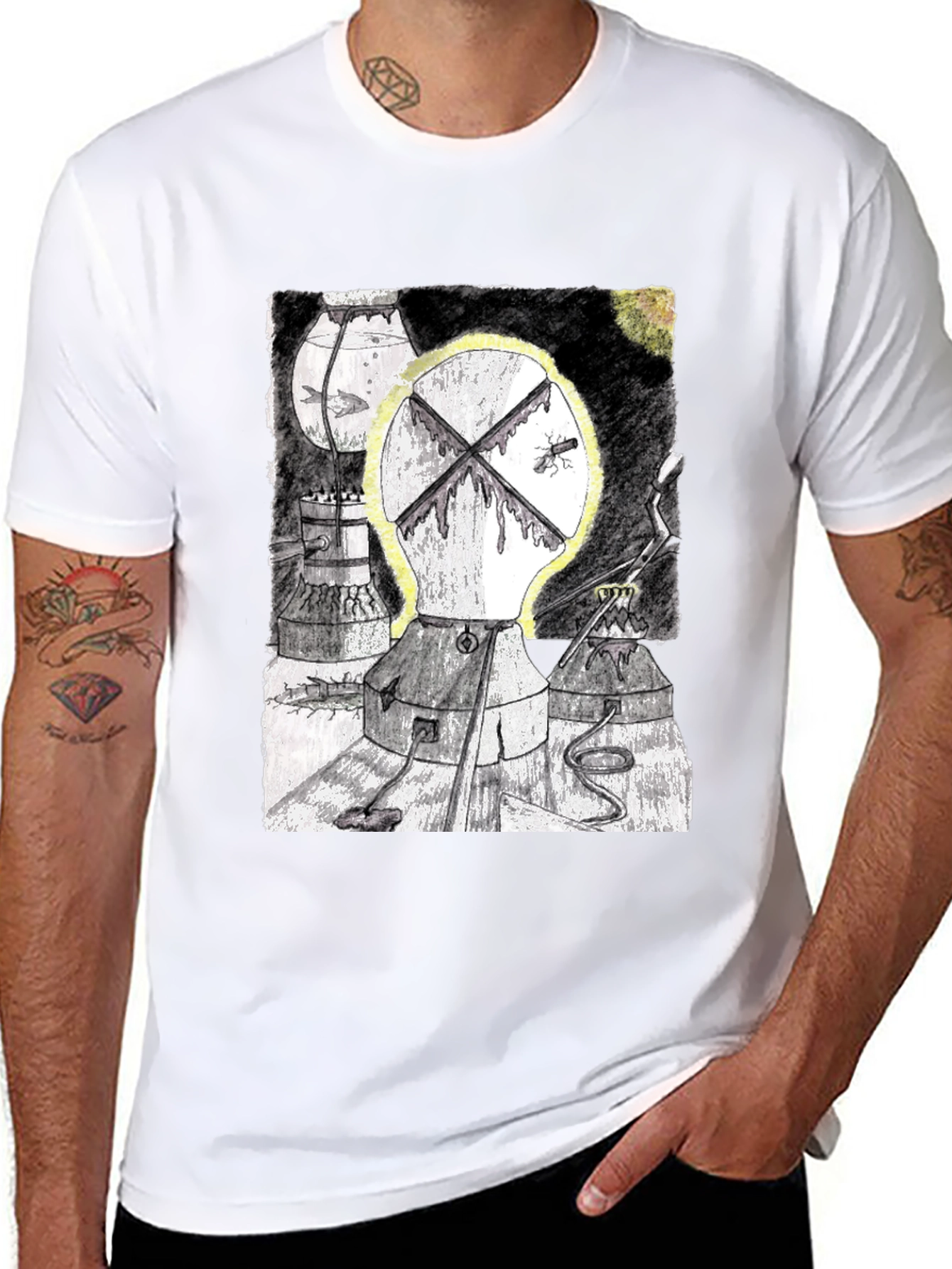 Unique Graphic Tee - Artistic Print