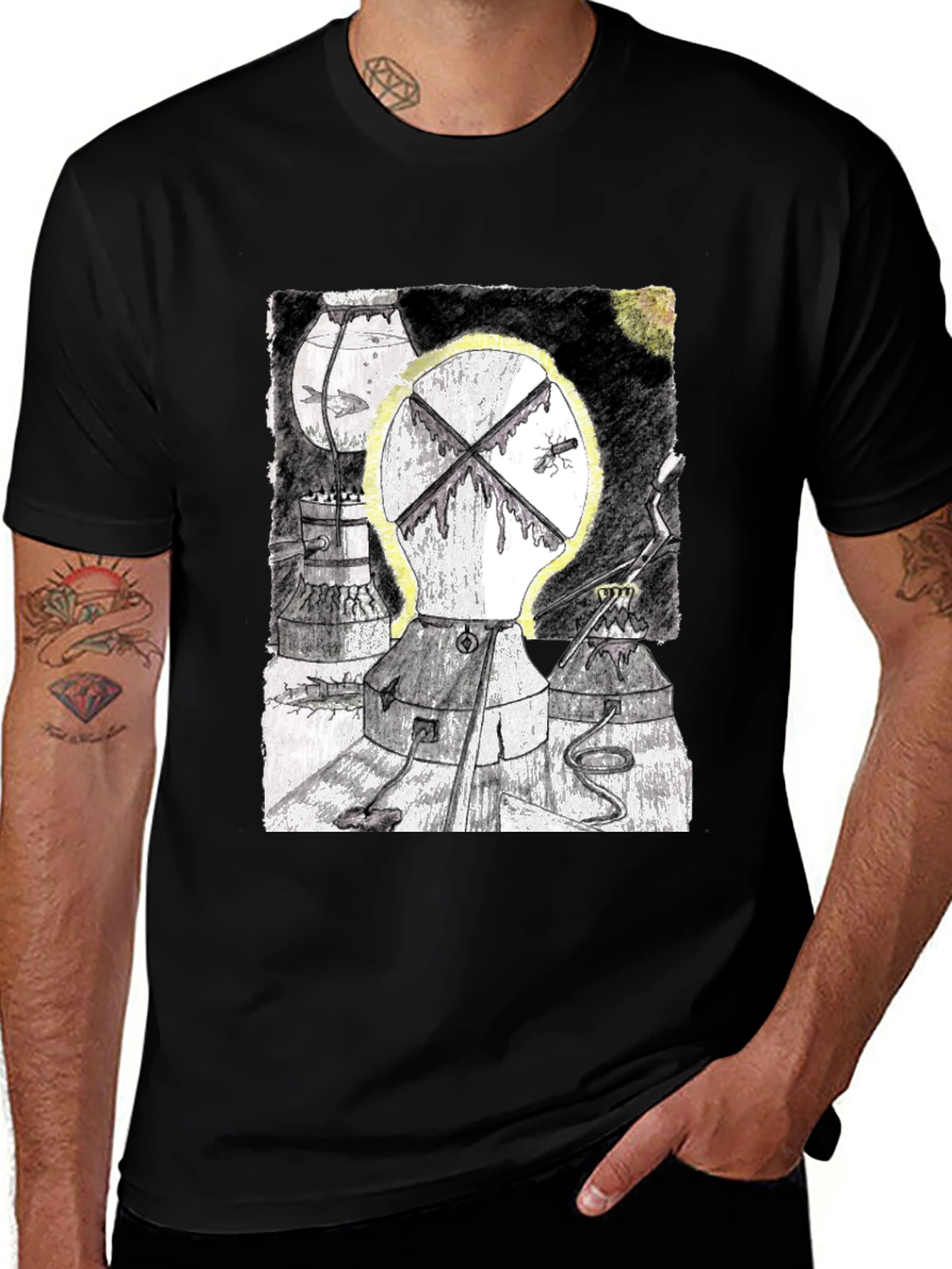 Unique Graphic Tee - Artistic Print