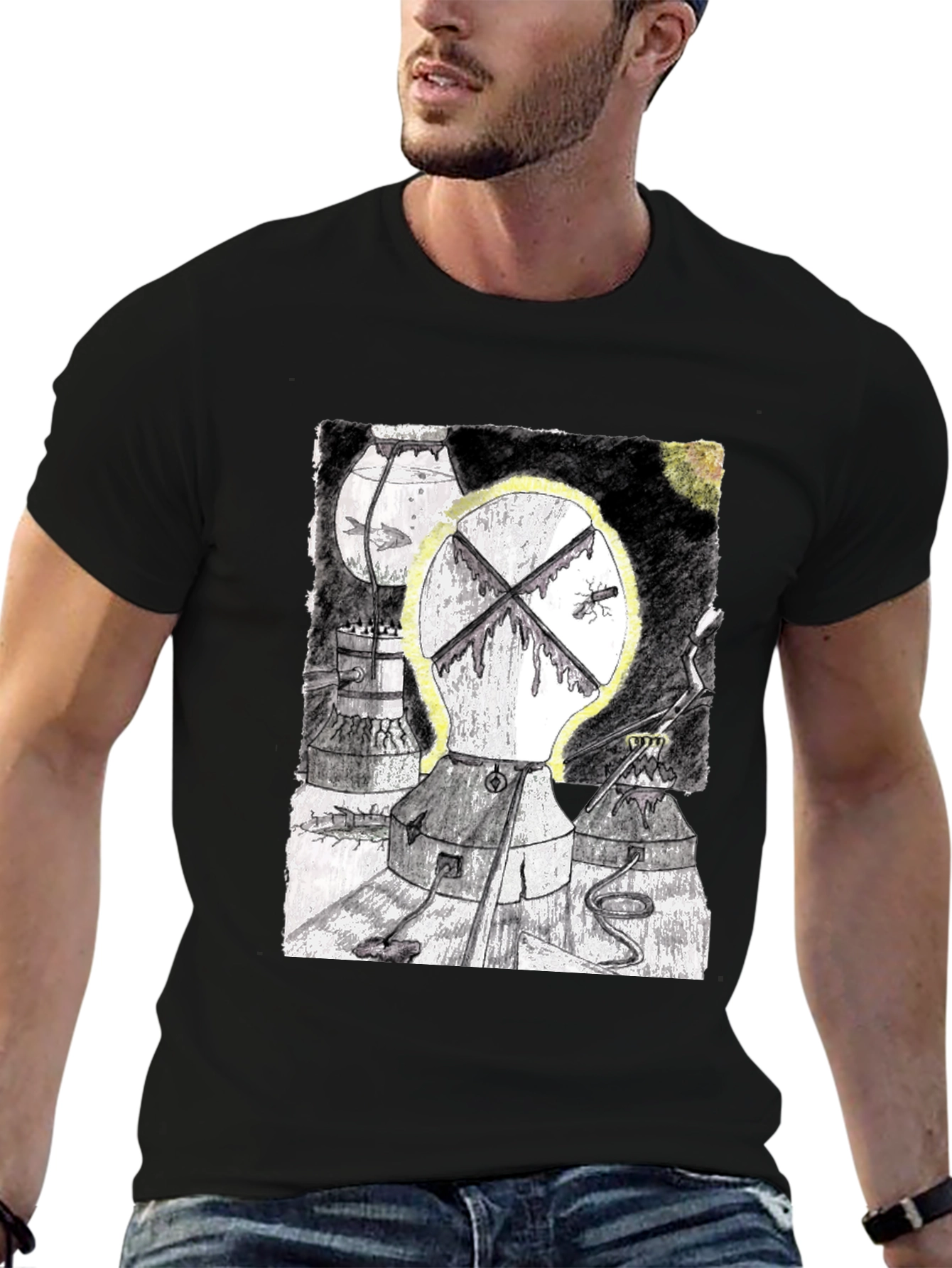 Unique Graphic Tee - Artistic Print