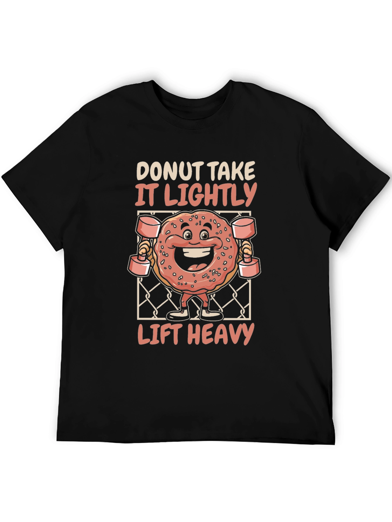 Donut Take It Lightly Lift Heavy T-Shirt