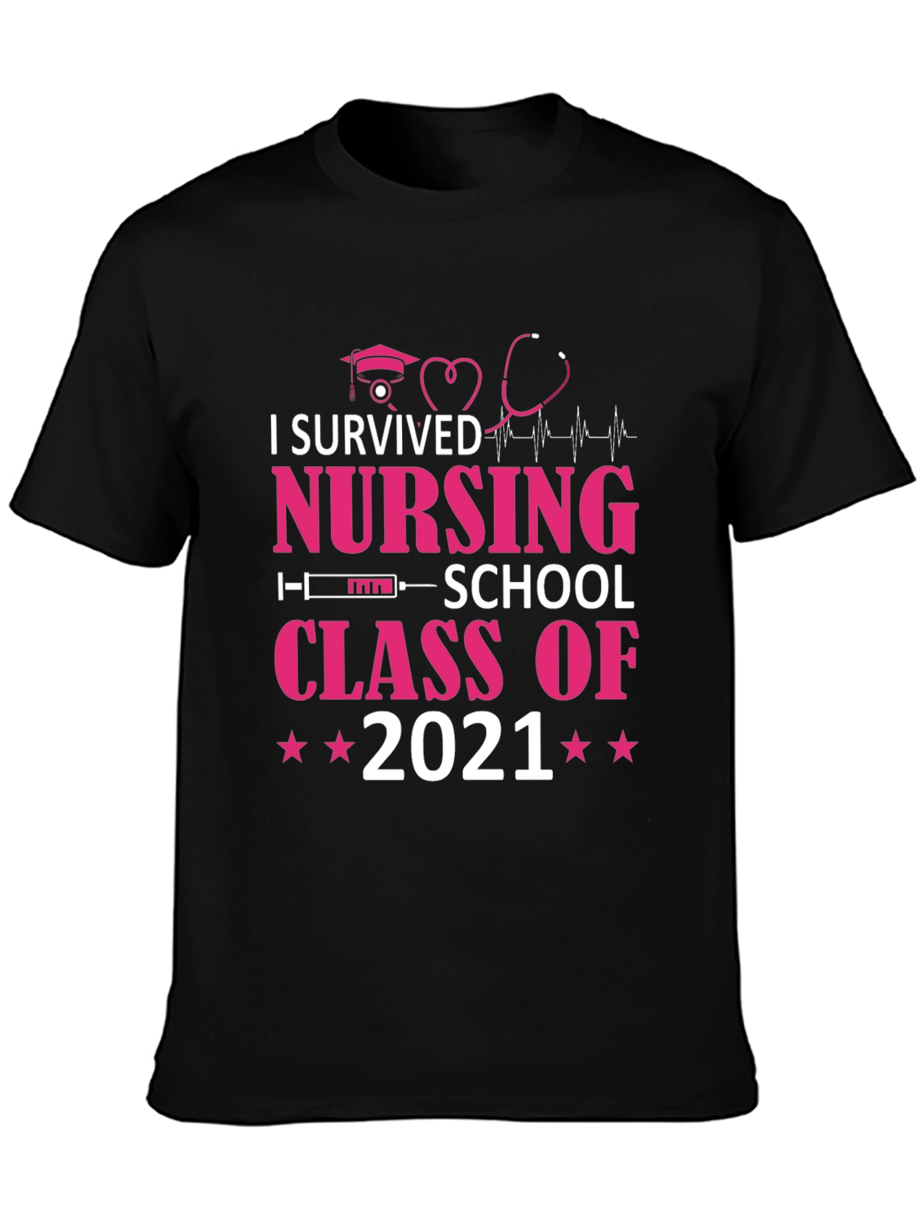 I Survived Nursing School Class of 2021 T-Shirt