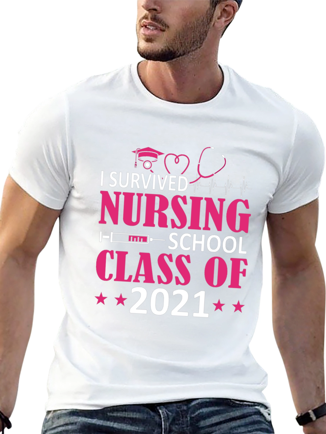 I Survived Nursing School Class of 2021 T-Shirt
