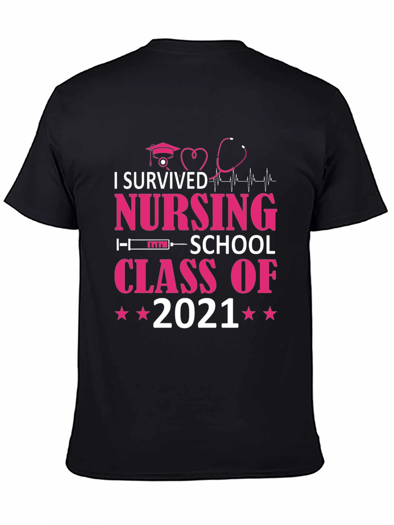 I Survived Nursing School Class of 2021 T-Shirt
