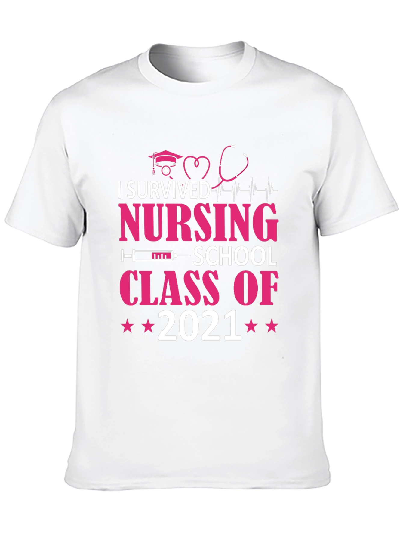 I Survived Nursing School Class of 2021 T-Shirt