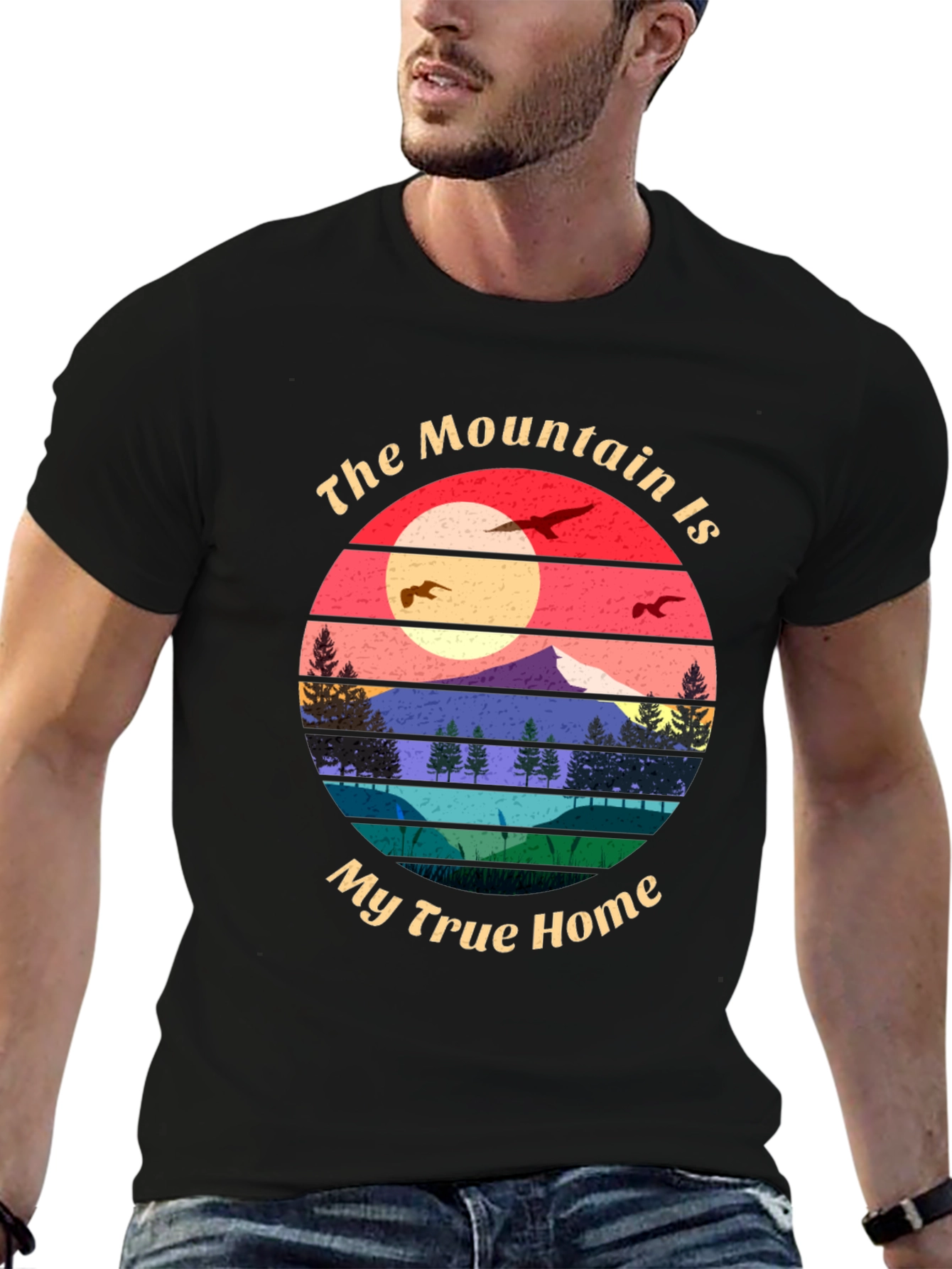 Mountain Home T-Shirt - Nature Lover Tee