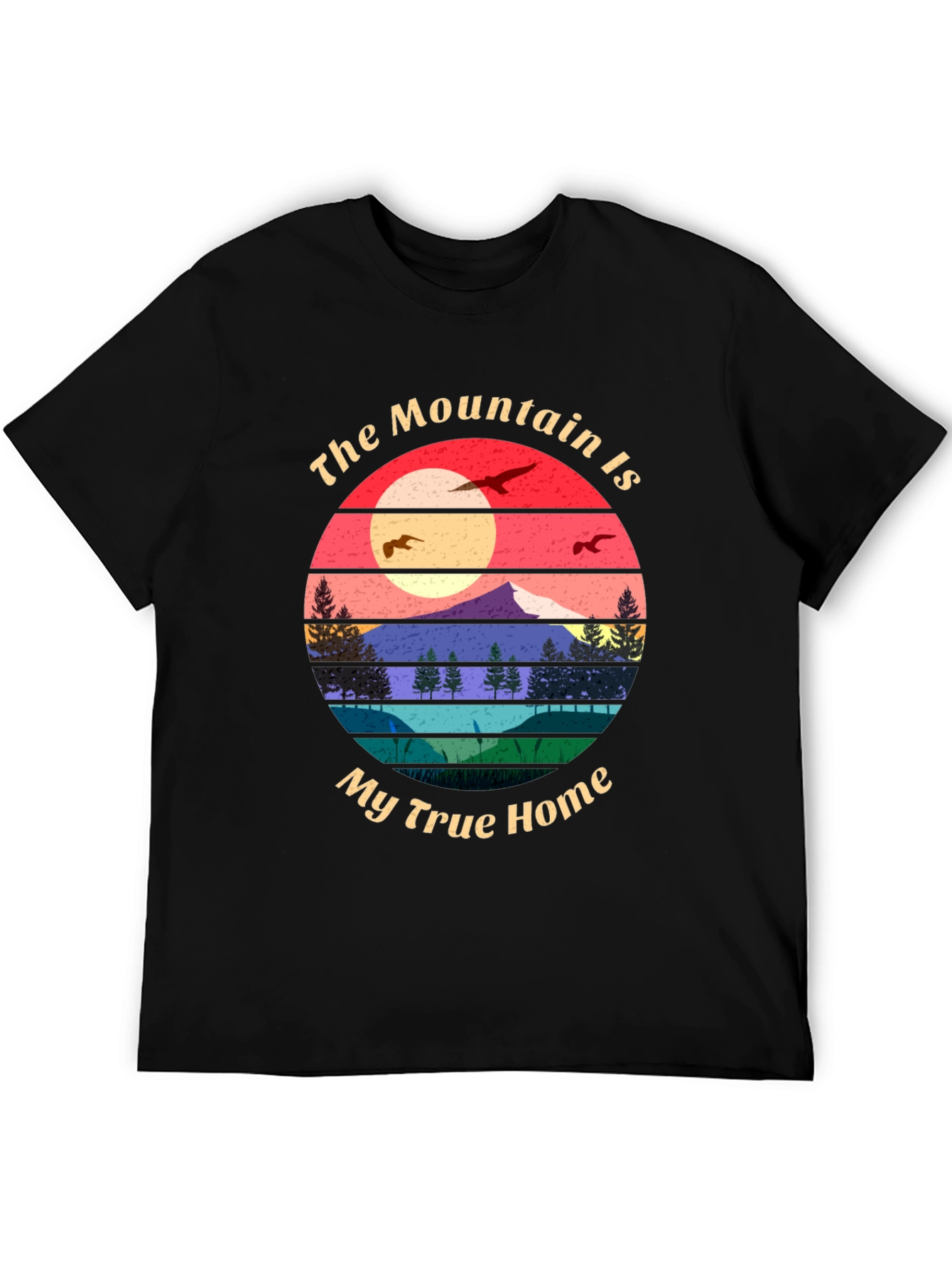 Mountain Home T-Shirt - Nature Lover Tee