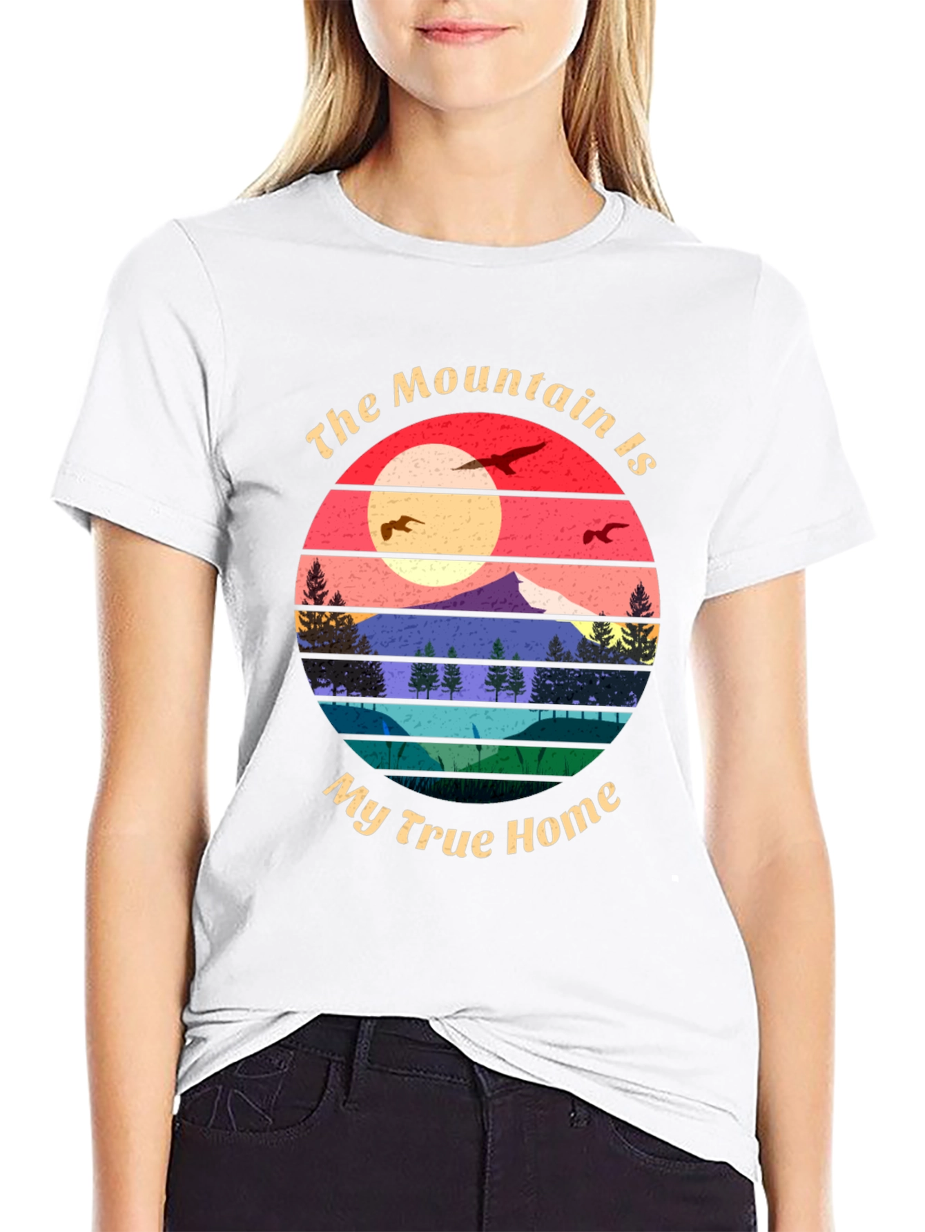 Mountain Home T-Shirt - Nature Lover Tee