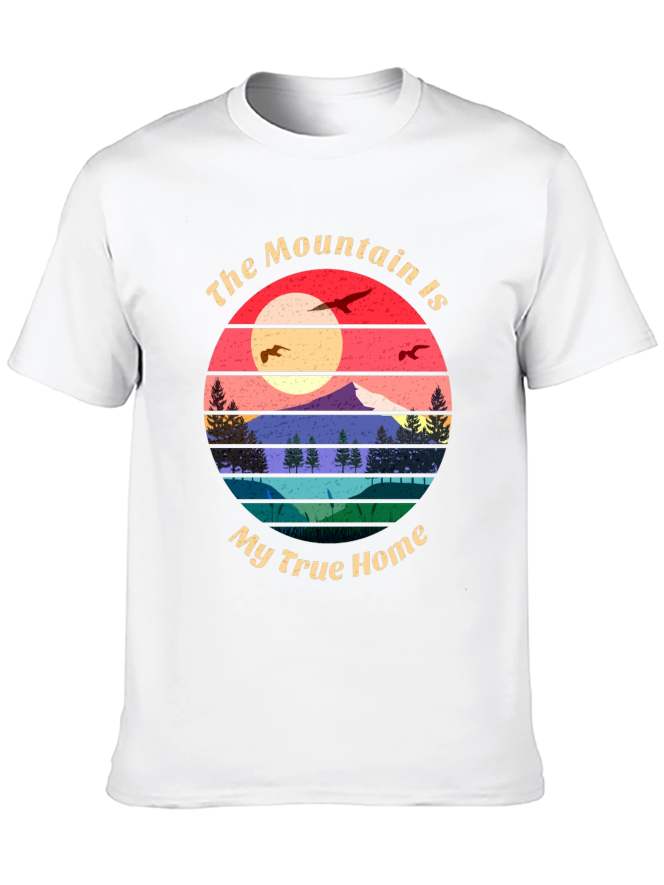 Mountain Home T-Shirt - Nature Lover Tee