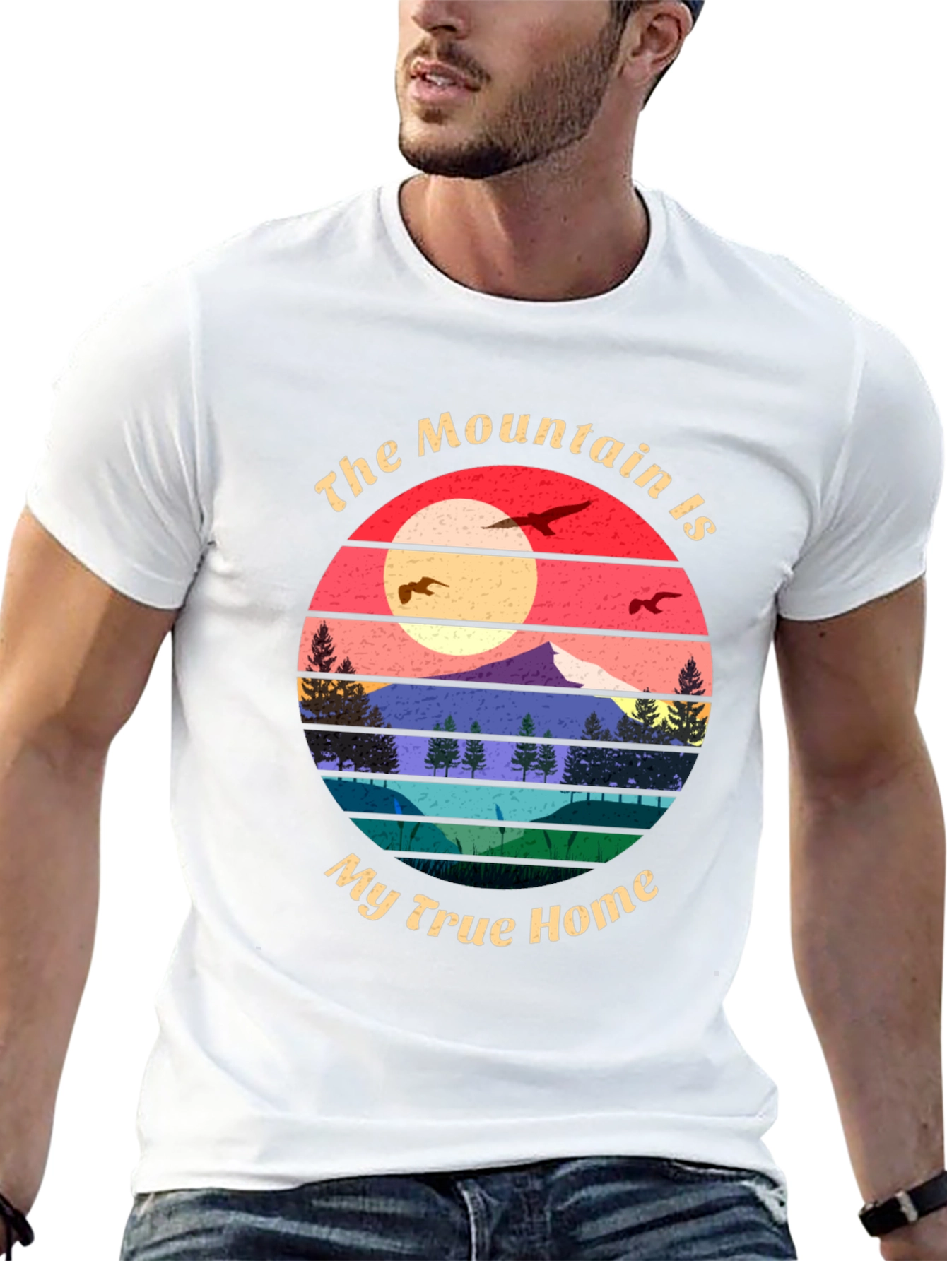 Mountain Home T-Shirt - Nature Lover Tee
