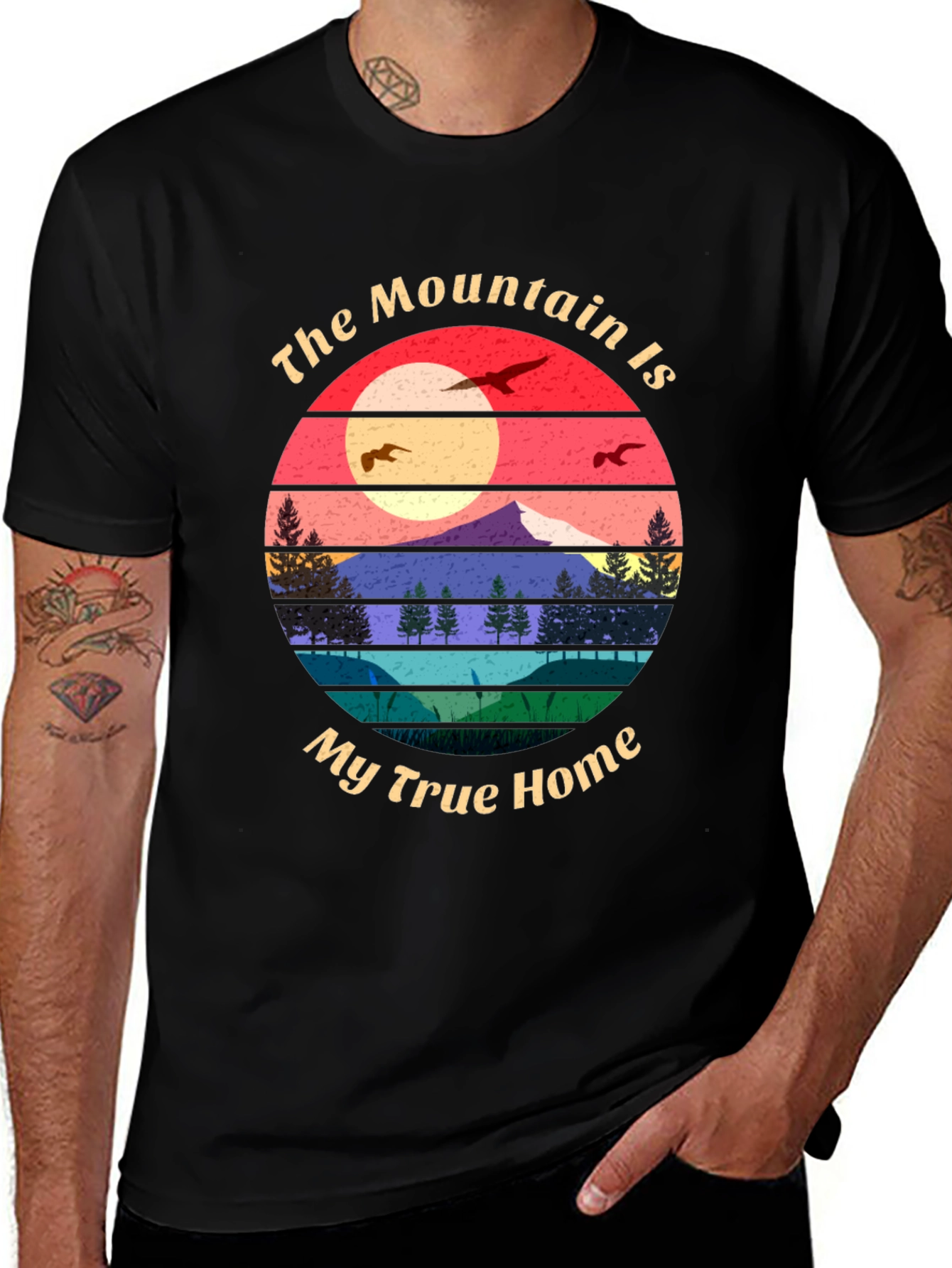 Mountain Home T-Shirt - Nature Lover Tee
