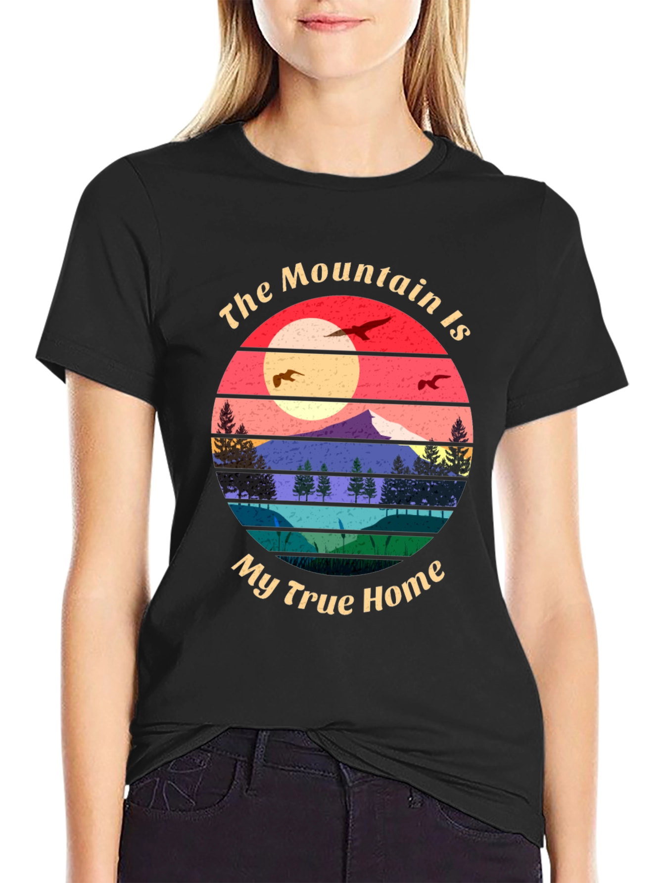 Mountain Home T-Shirt - Nature Lover Tee