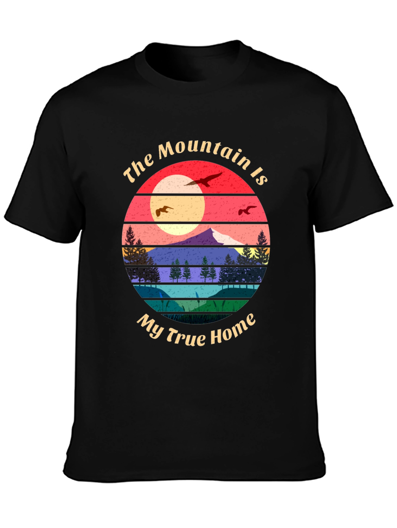 Mountain Home T-Shirt - Nature Lover Tee