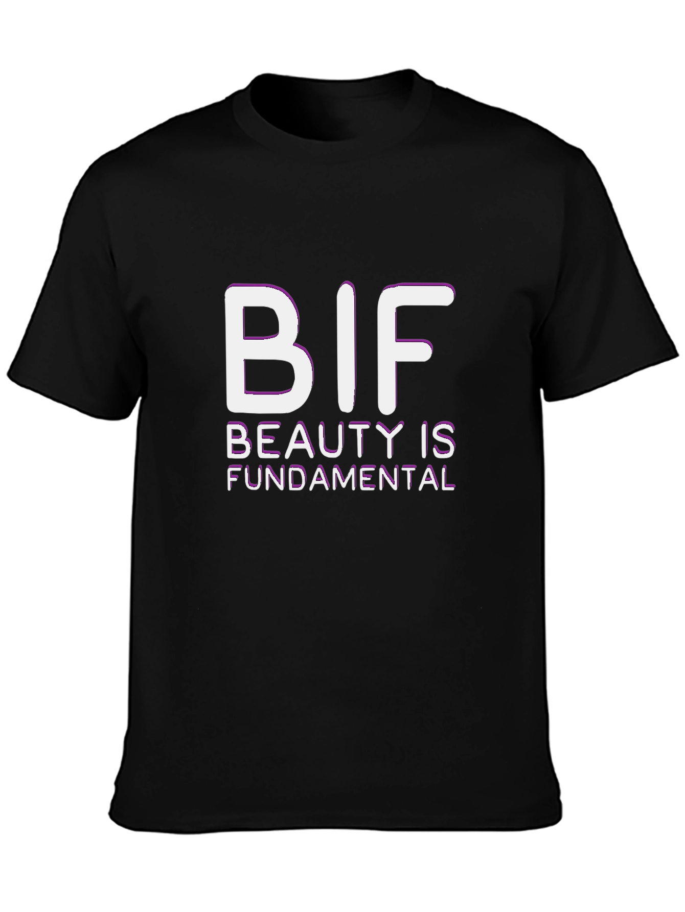 BIF Beauty is Fundamental Black T-Shirt