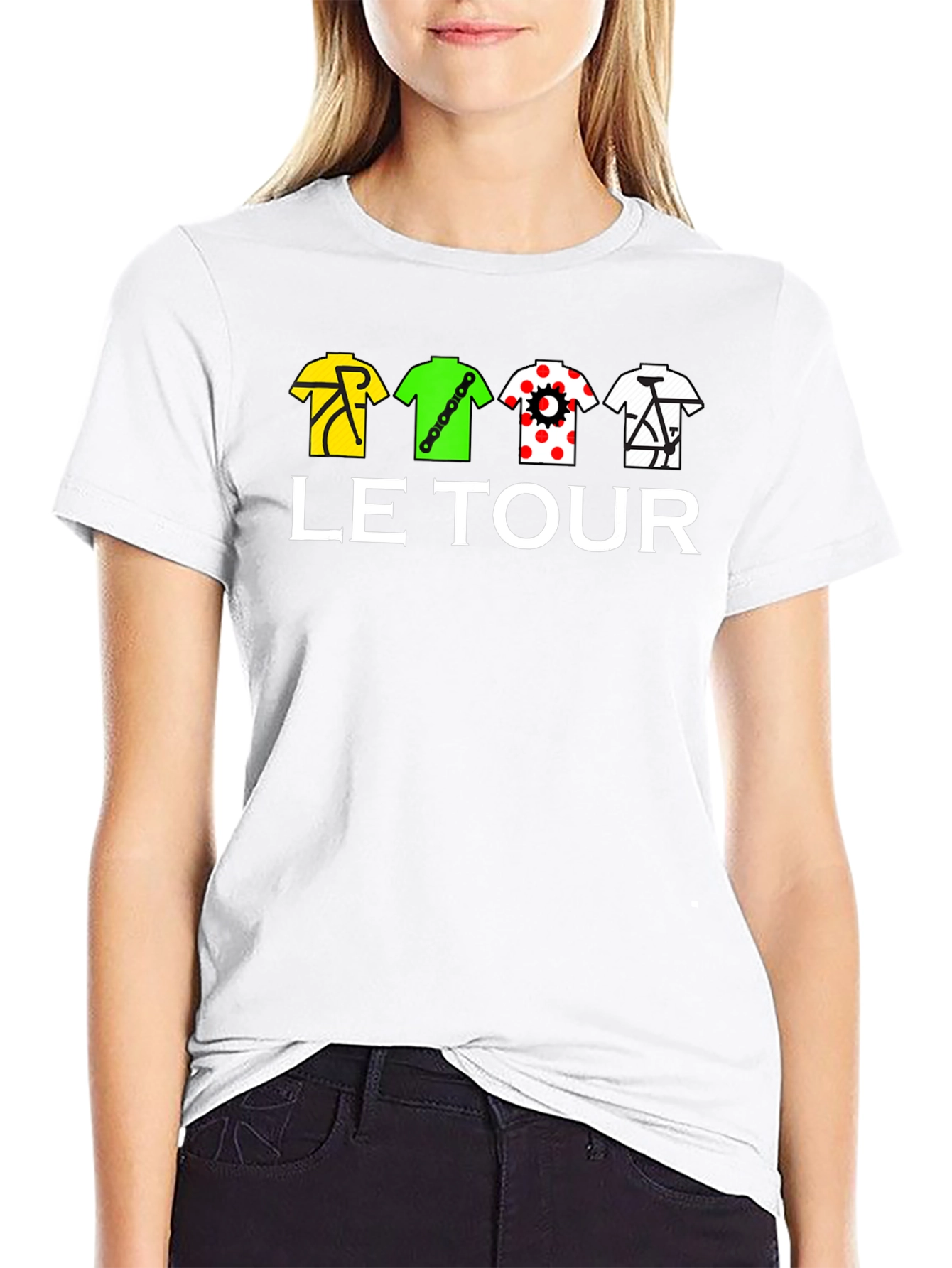 Le Tour Cycling T-Shirt - Black