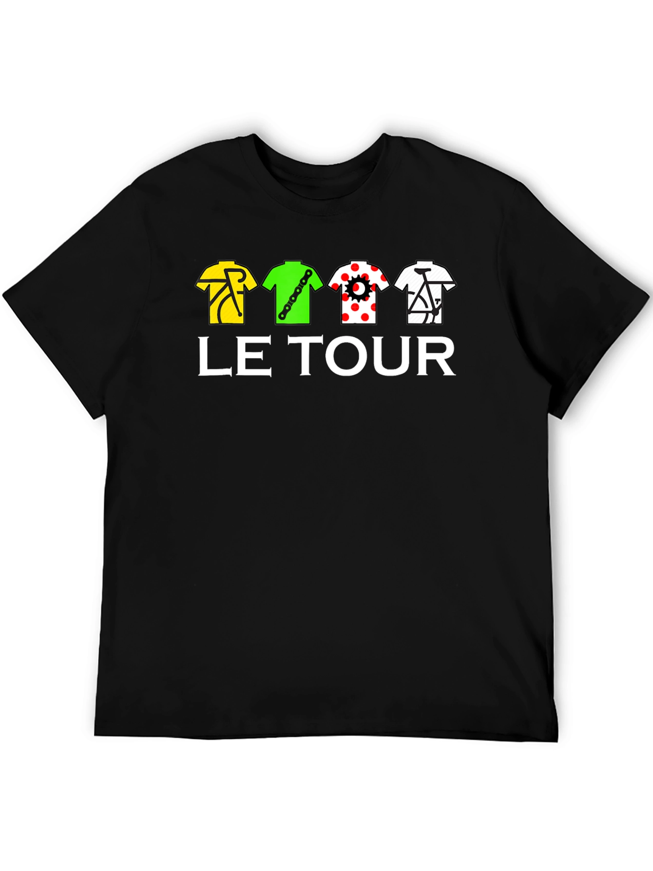 Le Tour Cycling T-Shirt - Black