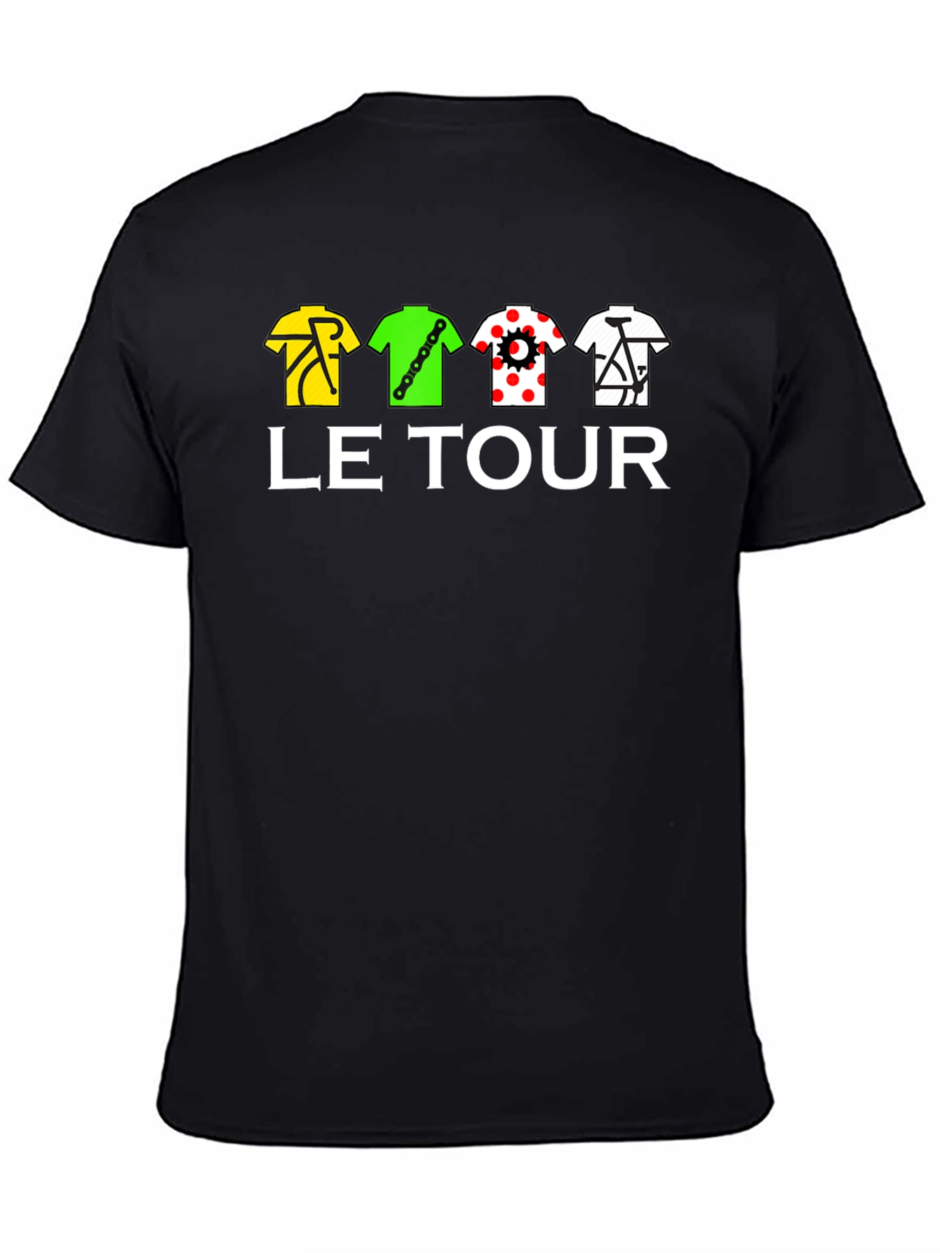Le Tour Cycling T-Shirt - Black