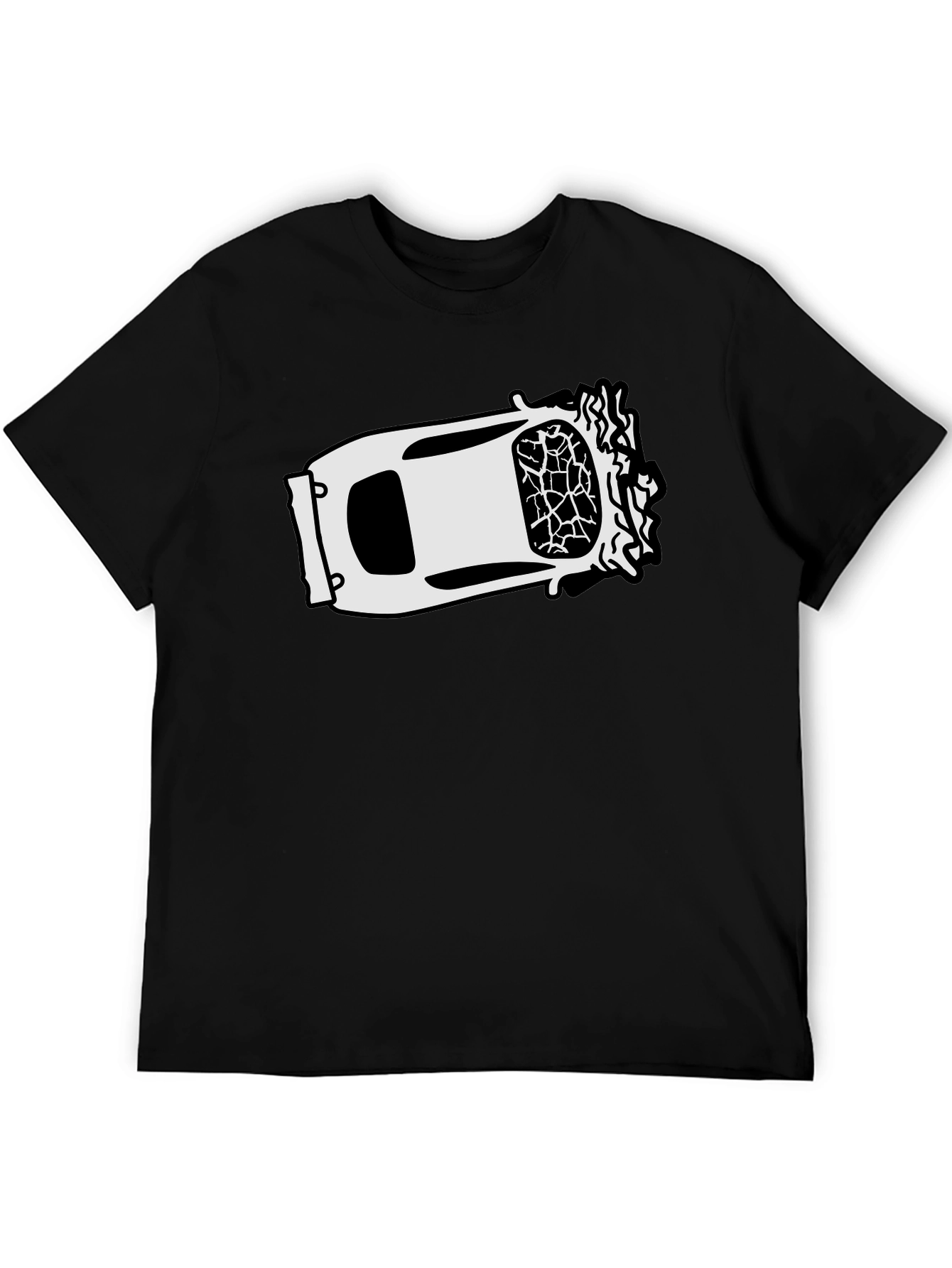 Cracked Windshield Car Graphic Tee