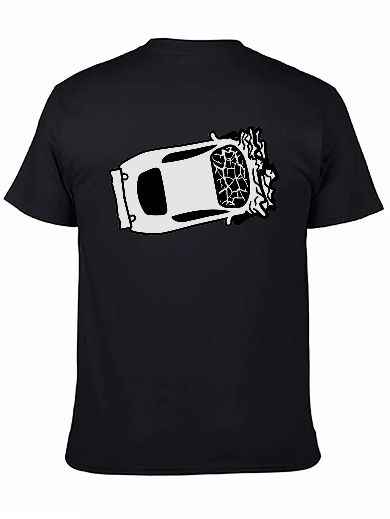 Cracked Windshield Car Graphic Tee