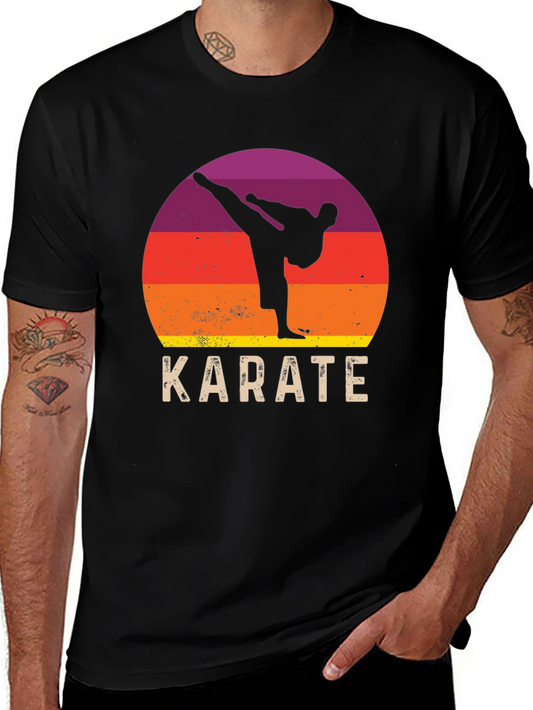 Karate Sunset Graphic Tee
