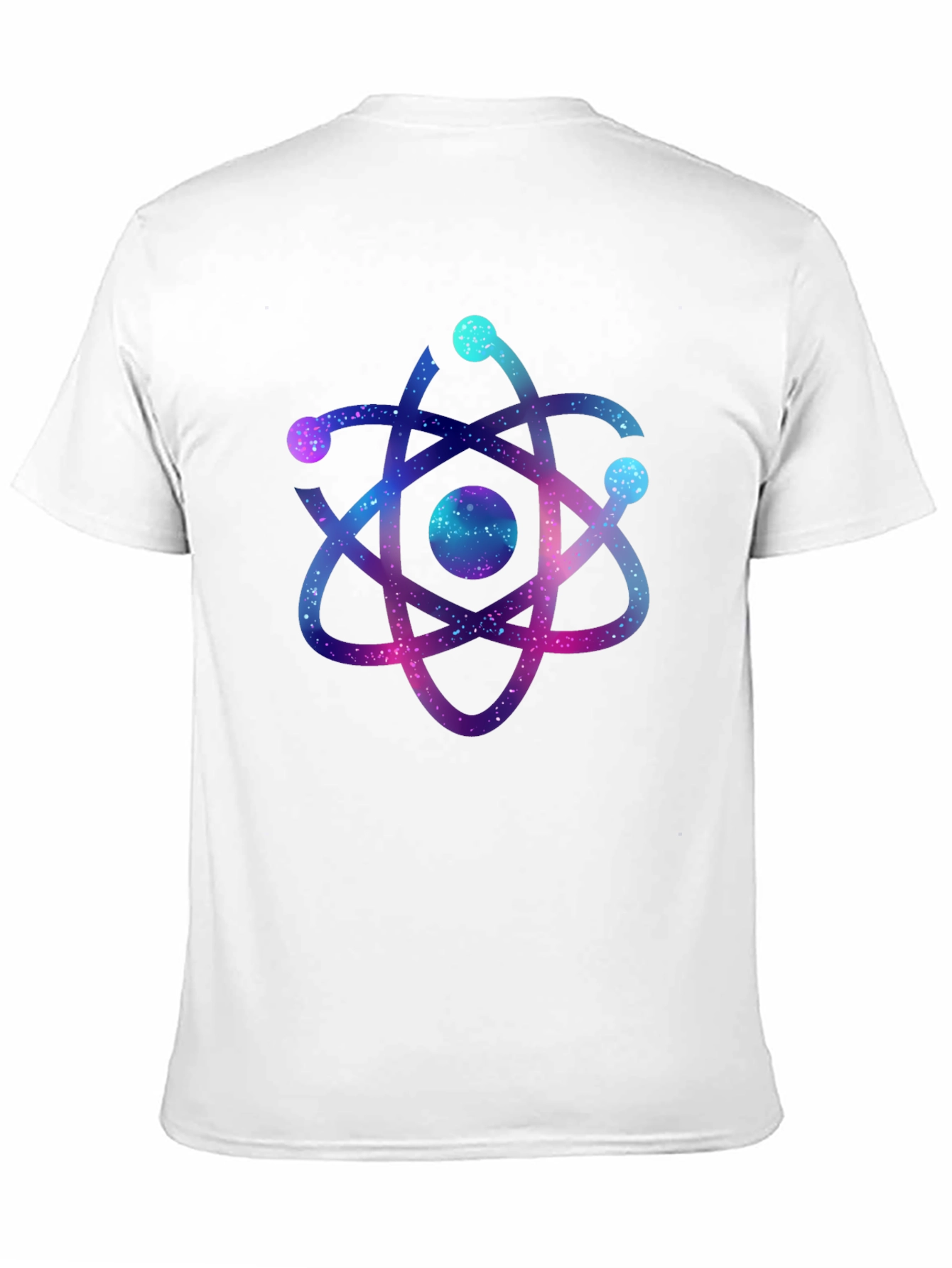 Galaxy Atom Graphic Black T-Shirt