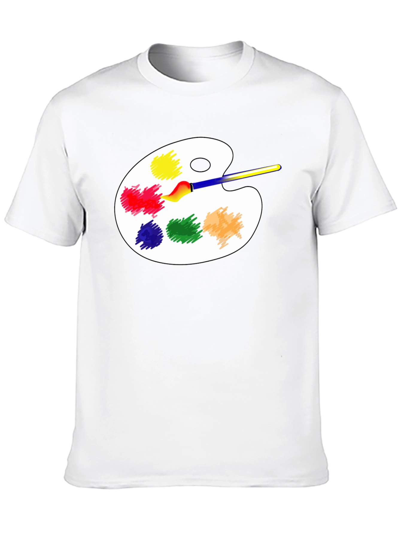 Artist Palette T-Shirt - Creative Design