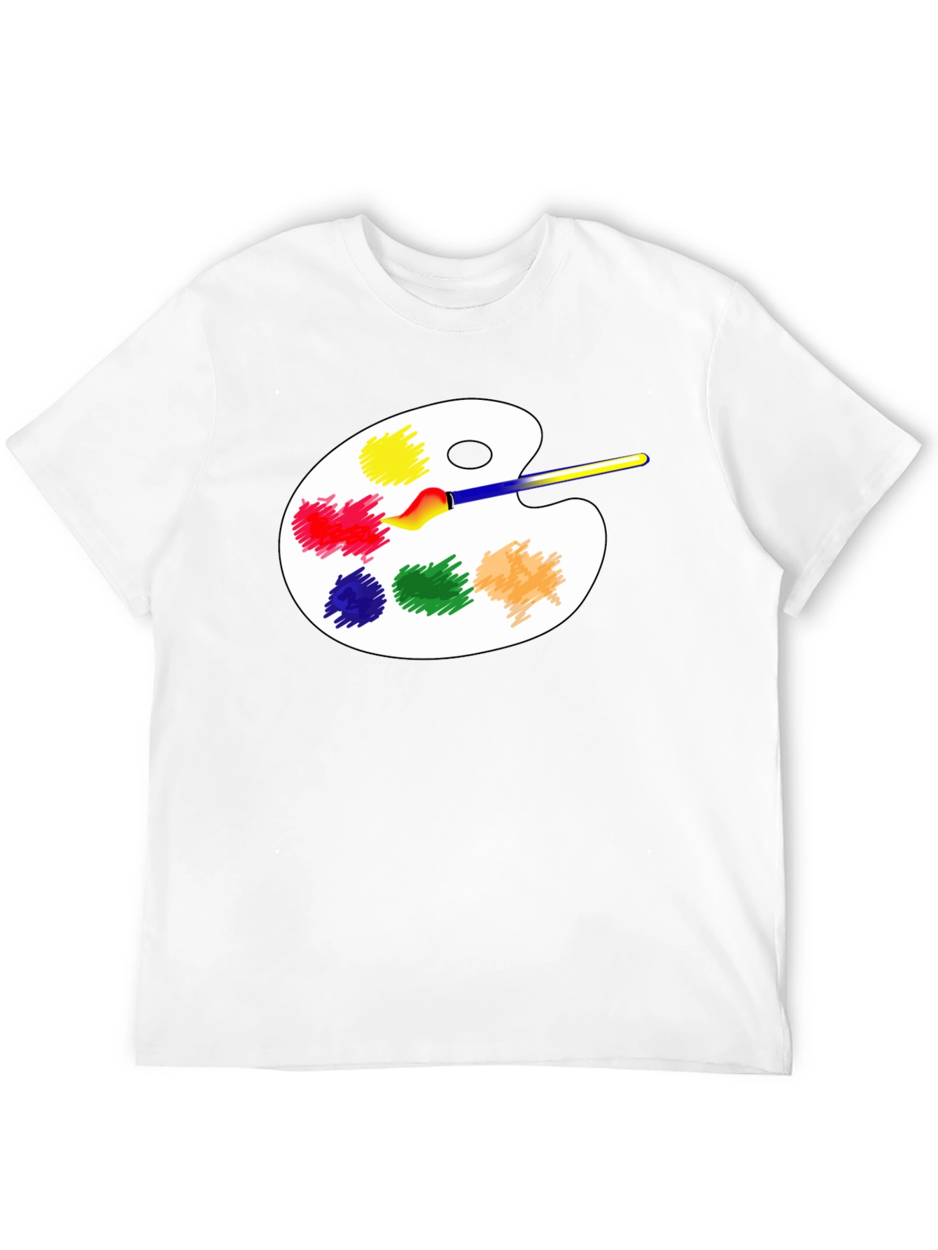 Artist Palette T-Shirt - Creative Design