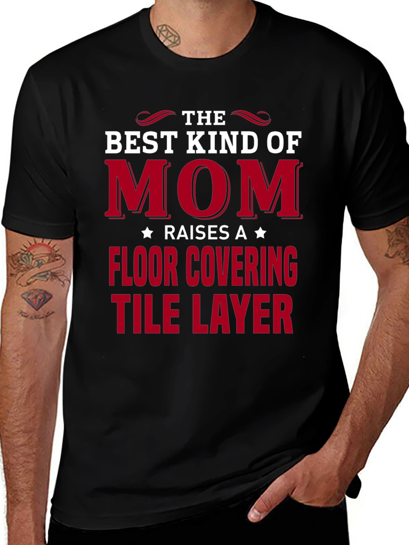 Best Kind of Mom T-Shirt - Tile Layer