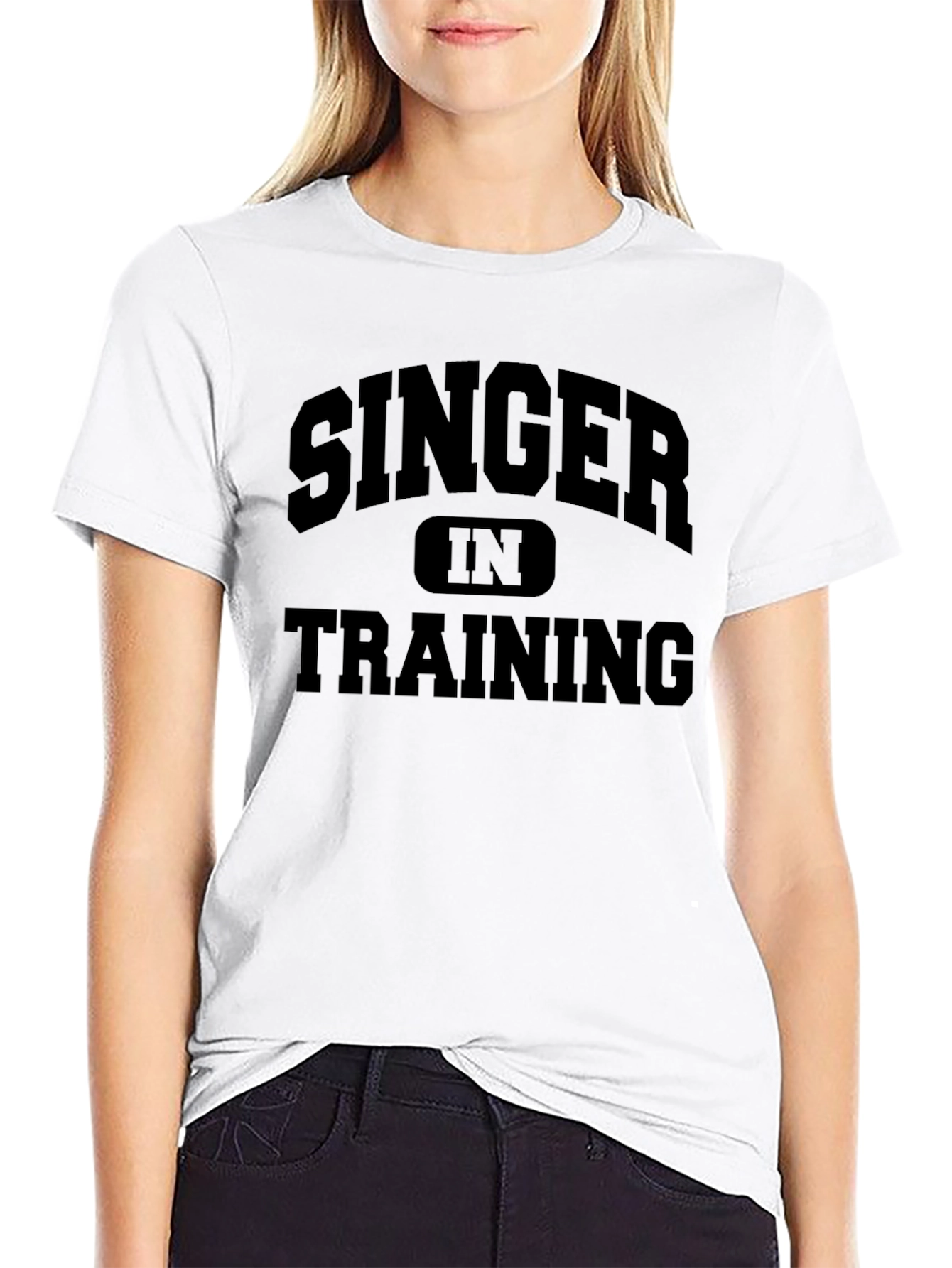 Singer In Training Black T-Shirt