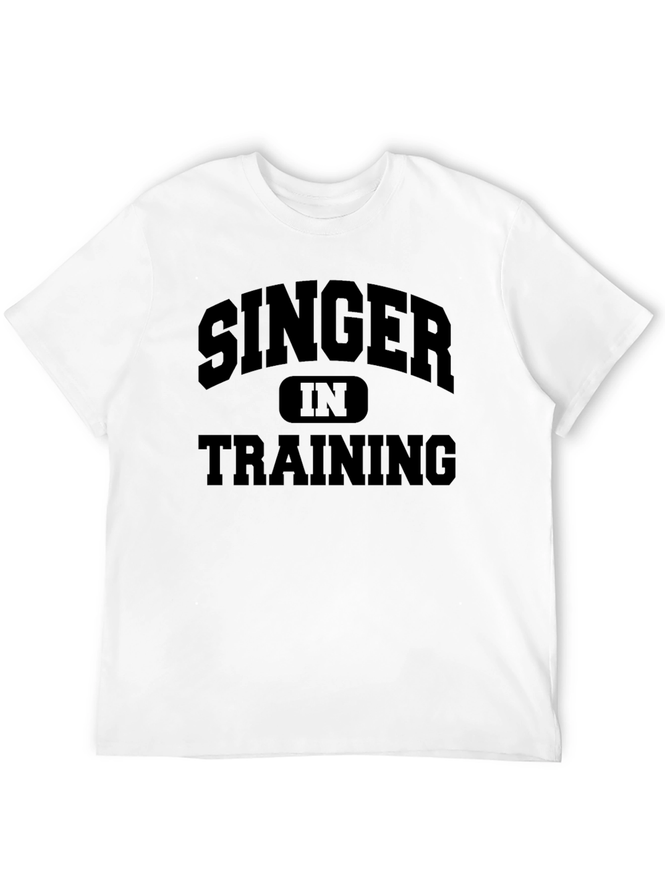 Singer In Training Black T-Shirt