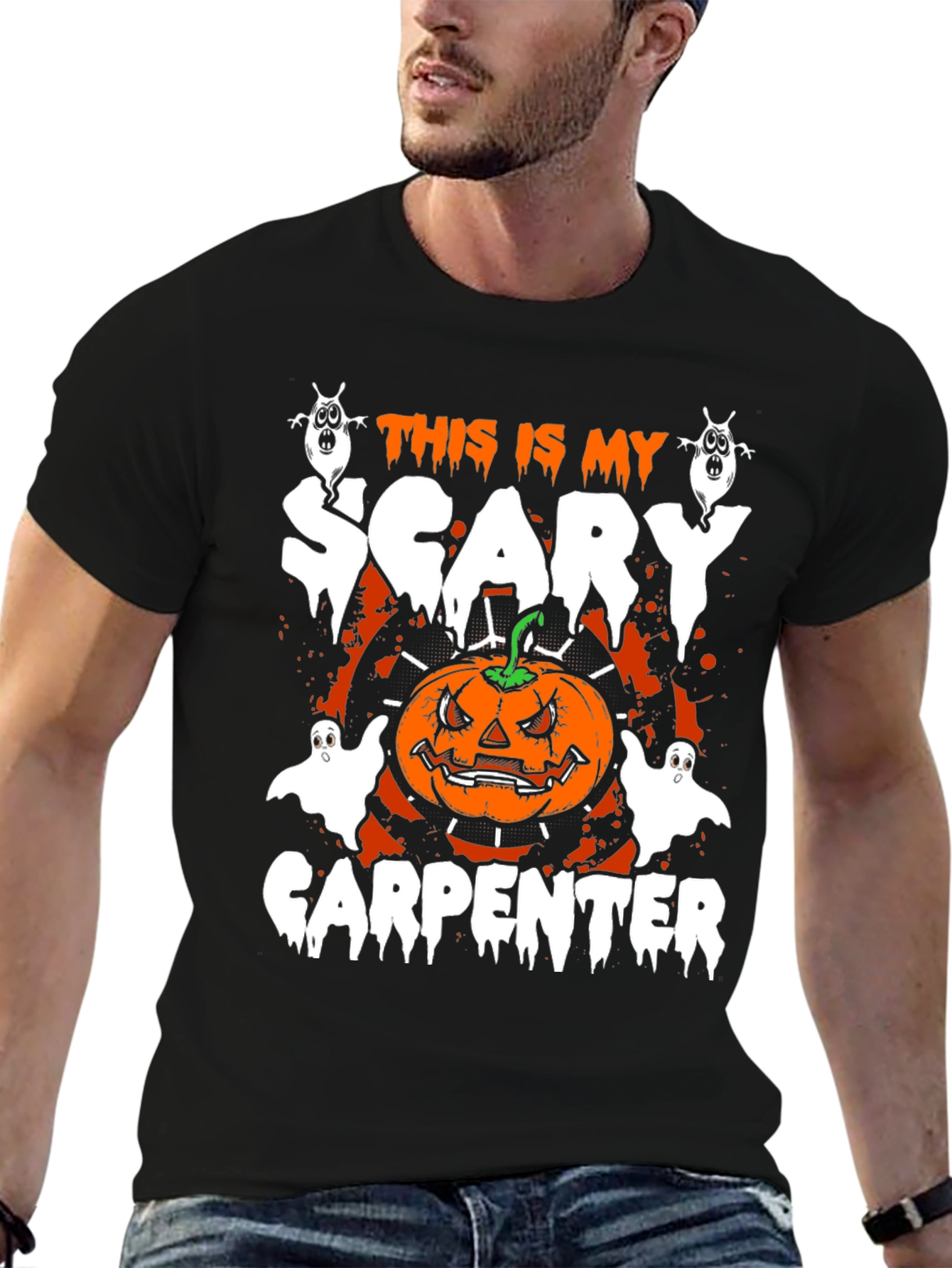Scary Carpenter Halloween T-Shirt
