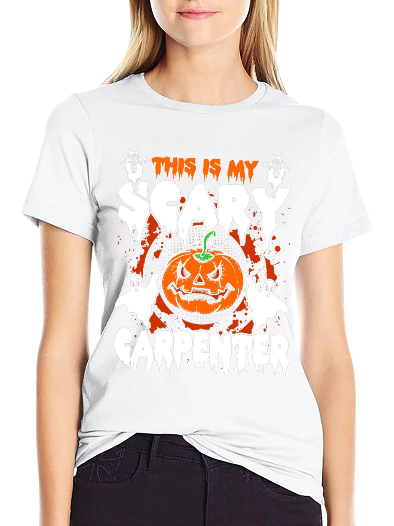 Scary Carpenter Halloween T-Shirt