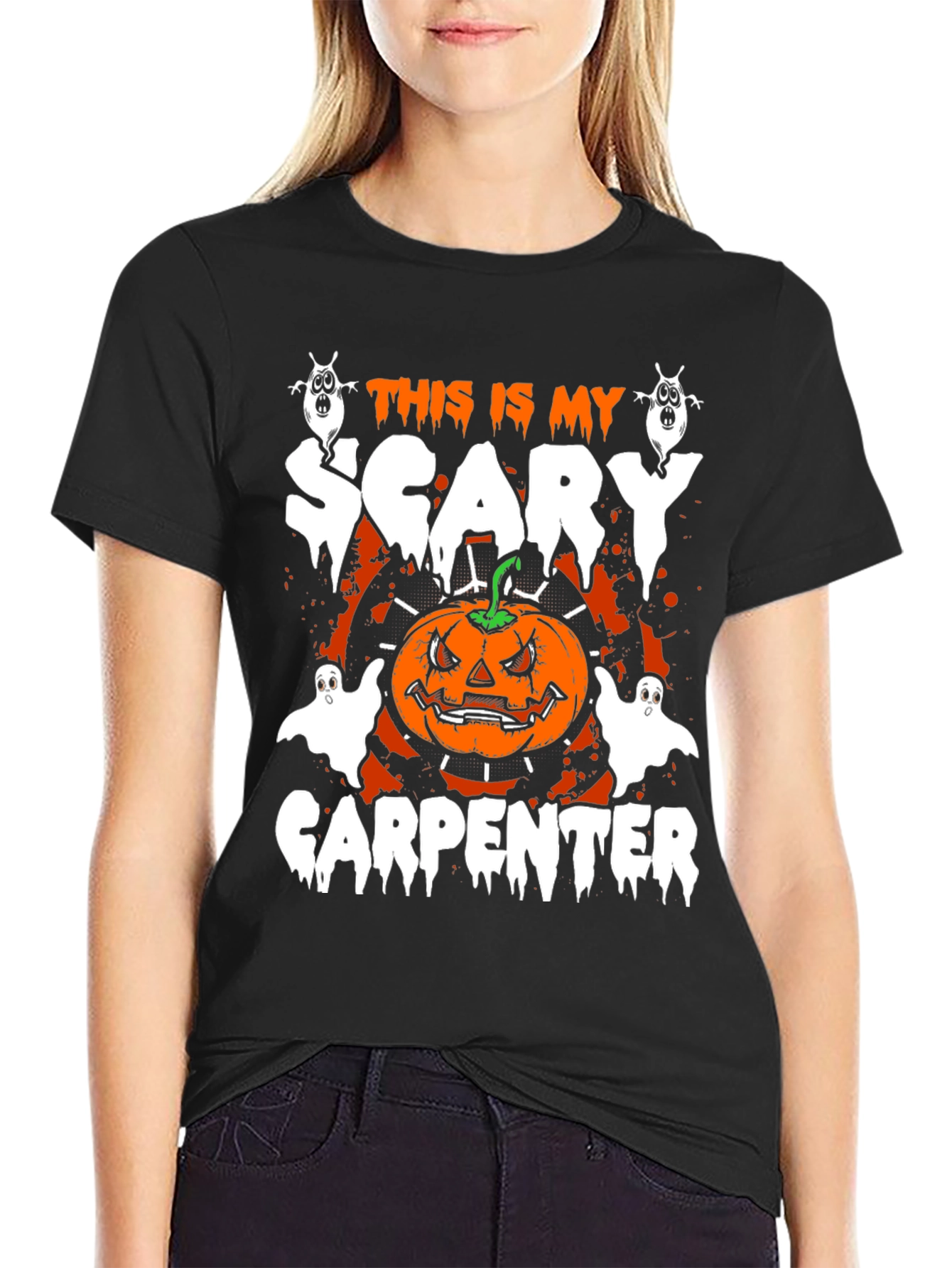 Scary Carpenter Halloween T-Shirt
