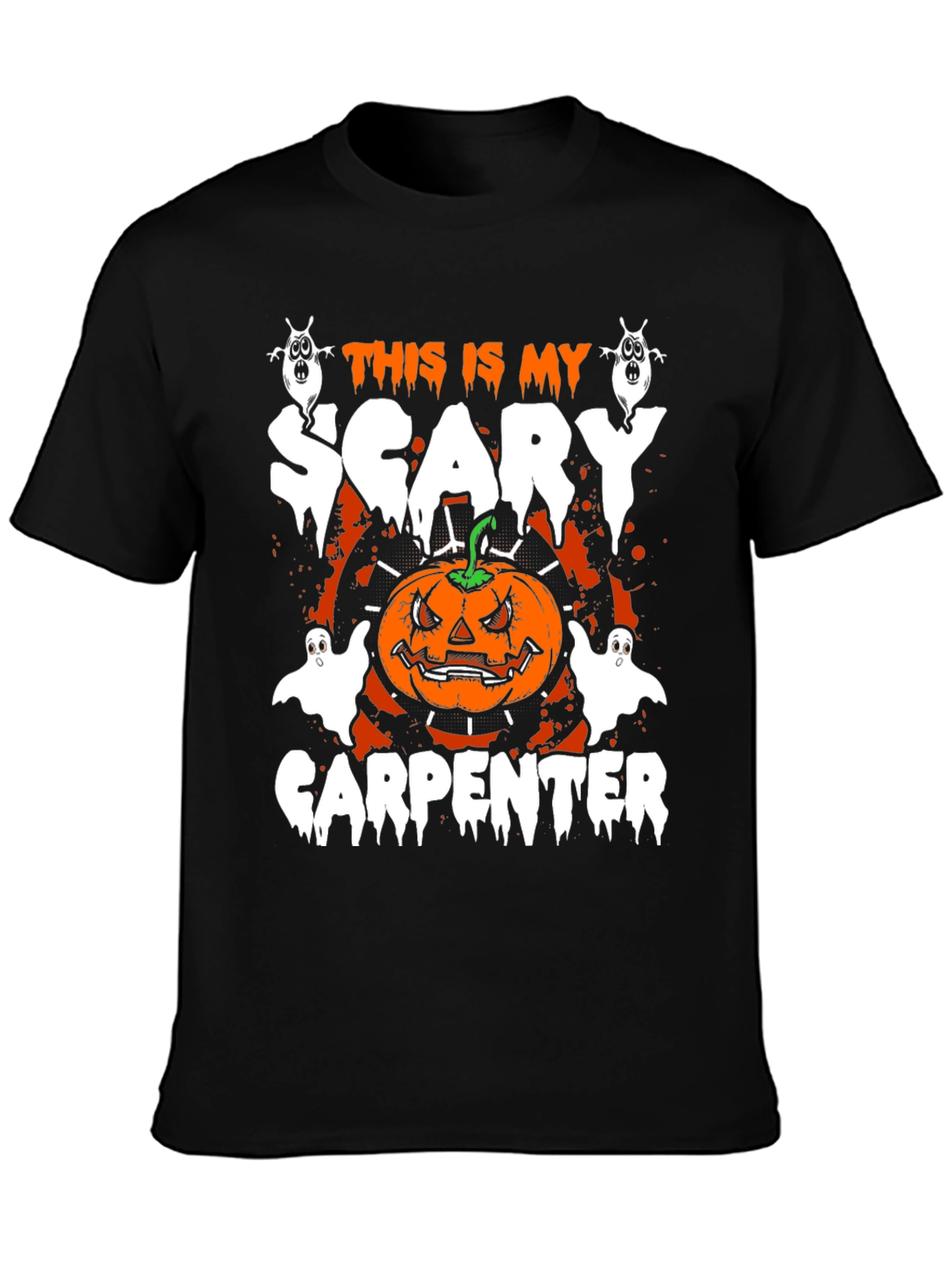Scary Carpenter Halloween T-Shirt